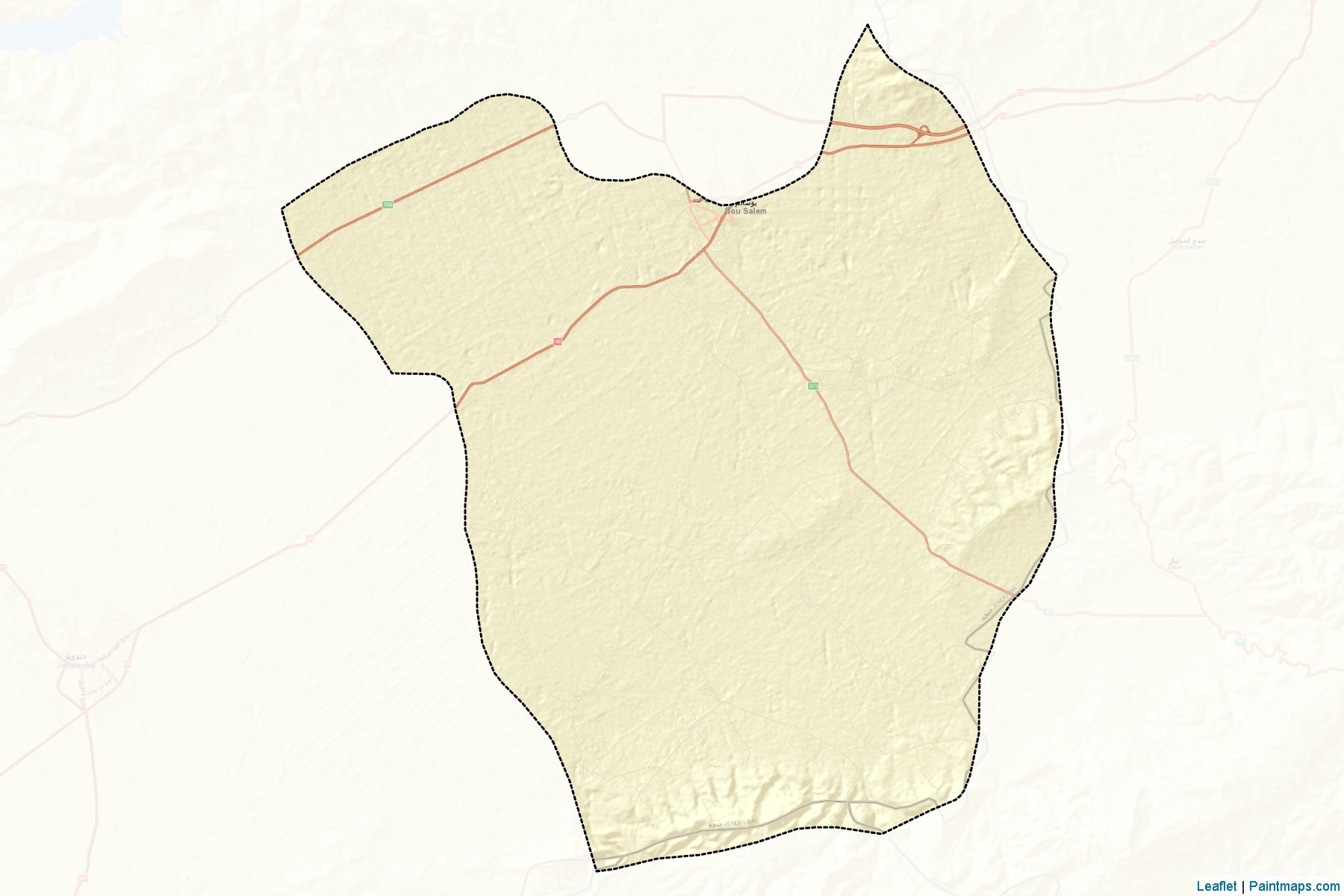 Bousalem (Cendube ili) Haritası Örnekleri-2