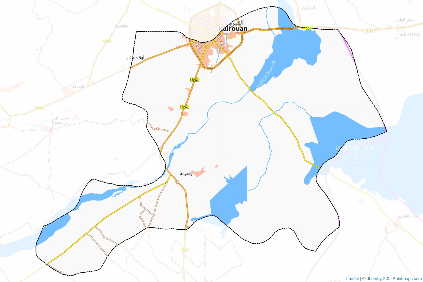 Kairouan Sud (Kairouan) Map Cropping Samples-1