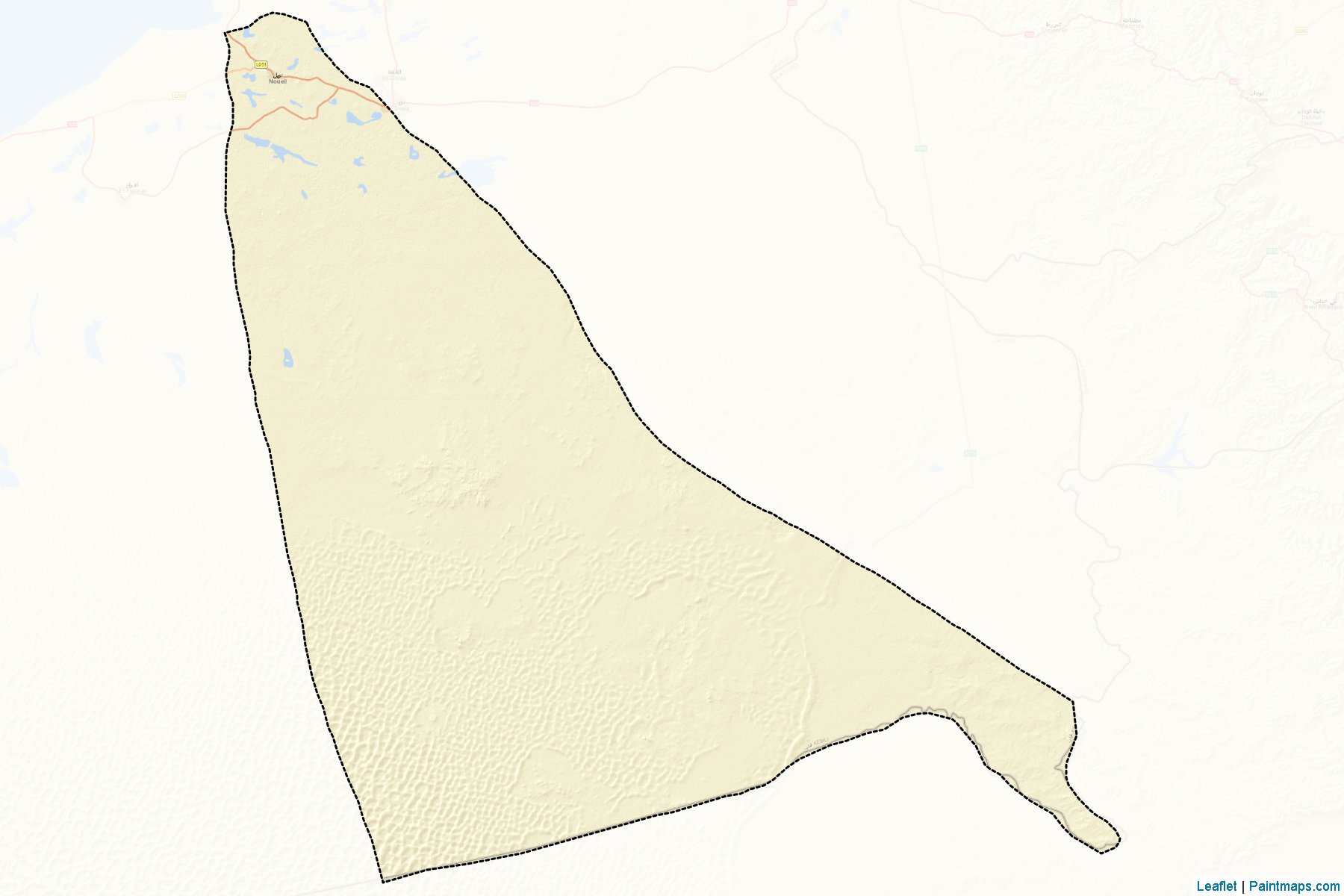 Douz Sud (Kabili ili) Haritası Örnekleri-2