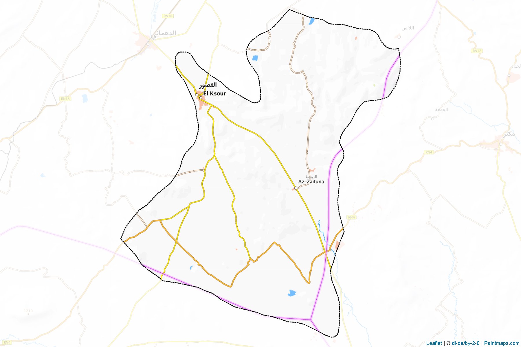 Ksour (Le Kef) Map Cropping Samples-1