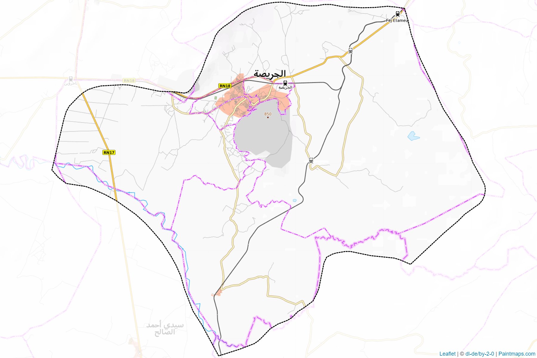 Jerissa (Kâf ili) Haritası Örnekleri-1