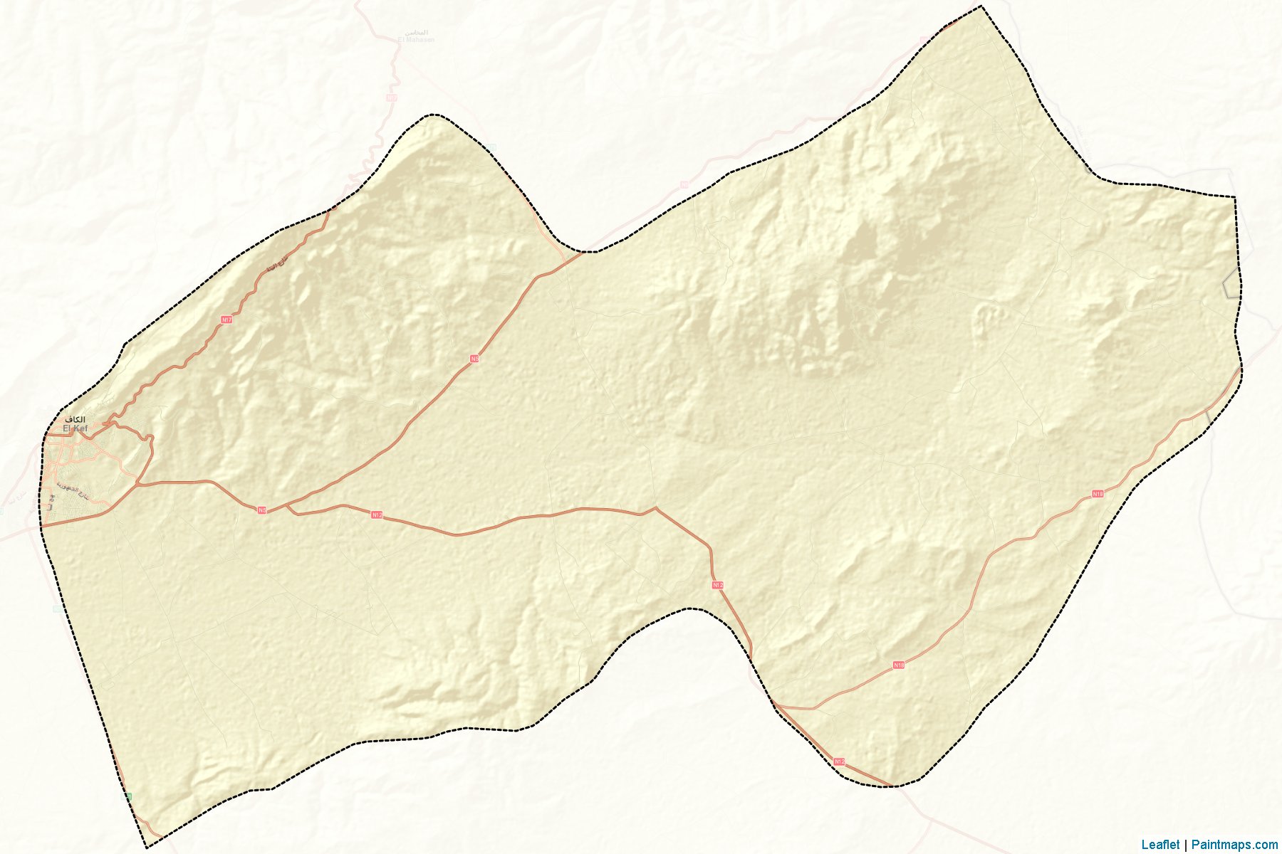 Kef Est (Kâf ili) Haritası Örnekleri-2