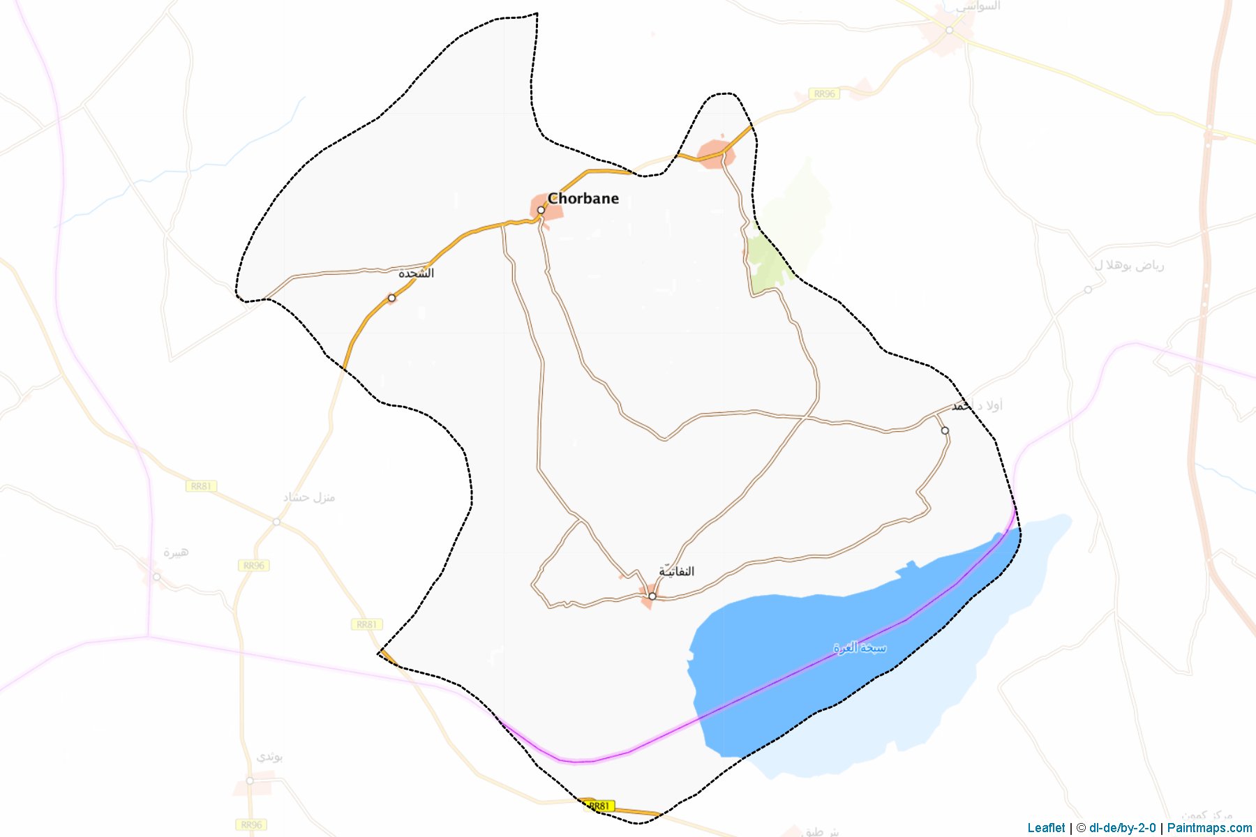 Muestras de recorte de mapas chorbane (Mahdia)-1