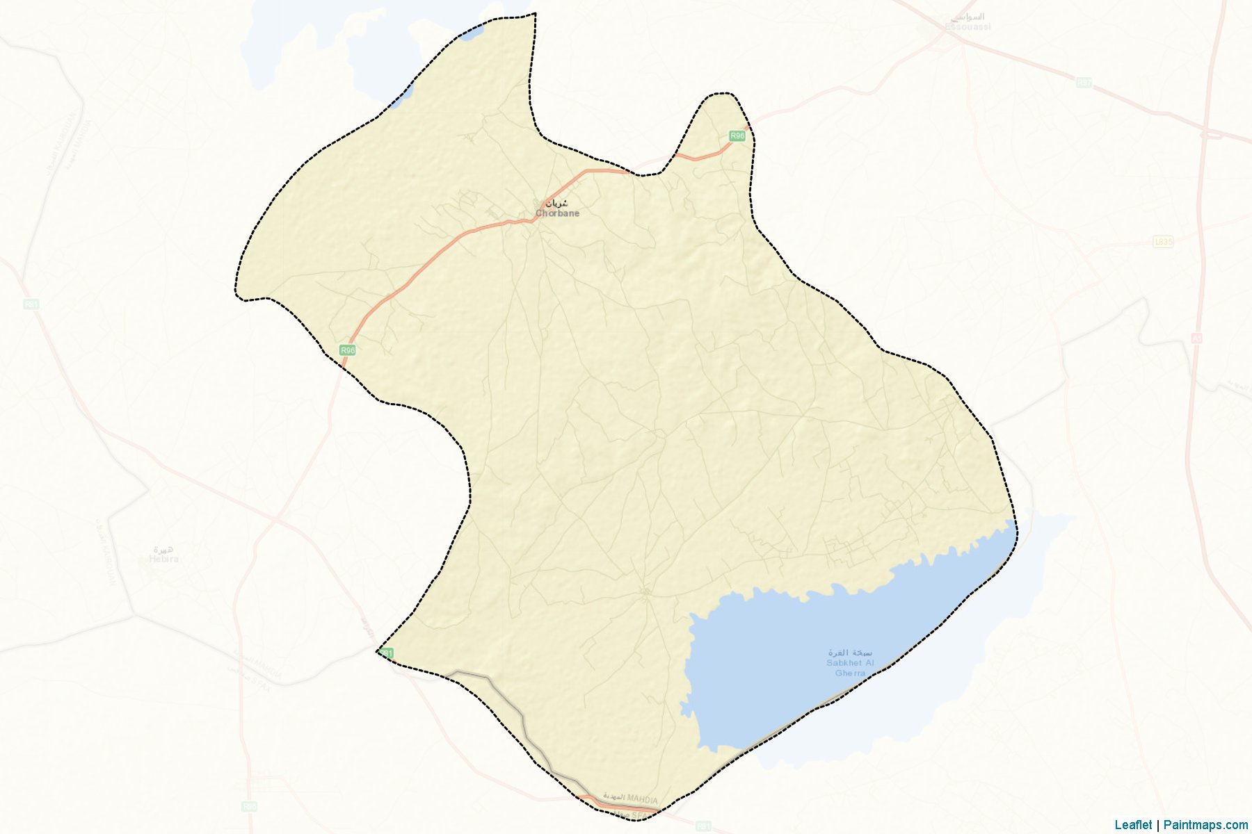 Muestras de recorte de mapas chorbane (Mahdia)-2