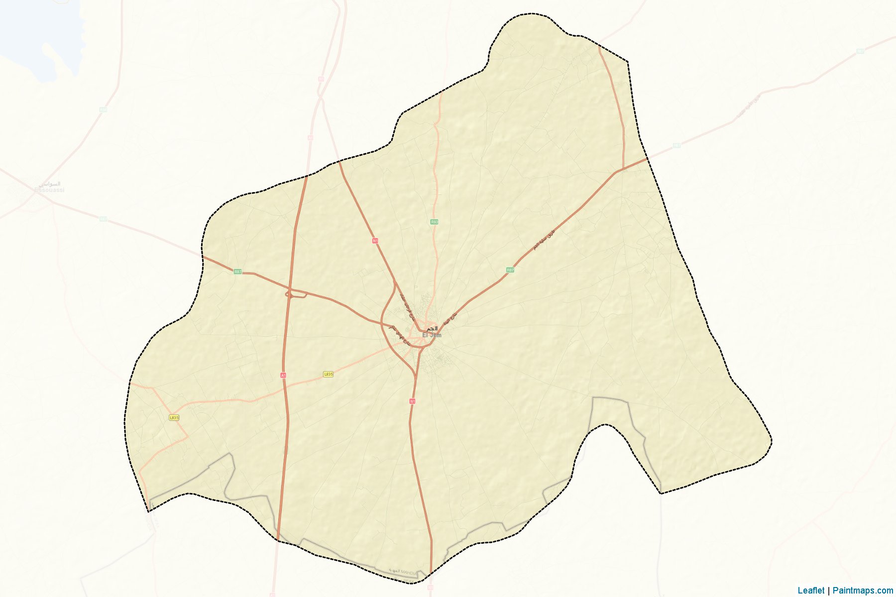 Muestras de recorte de mapas El Jam (Mahdia)-2