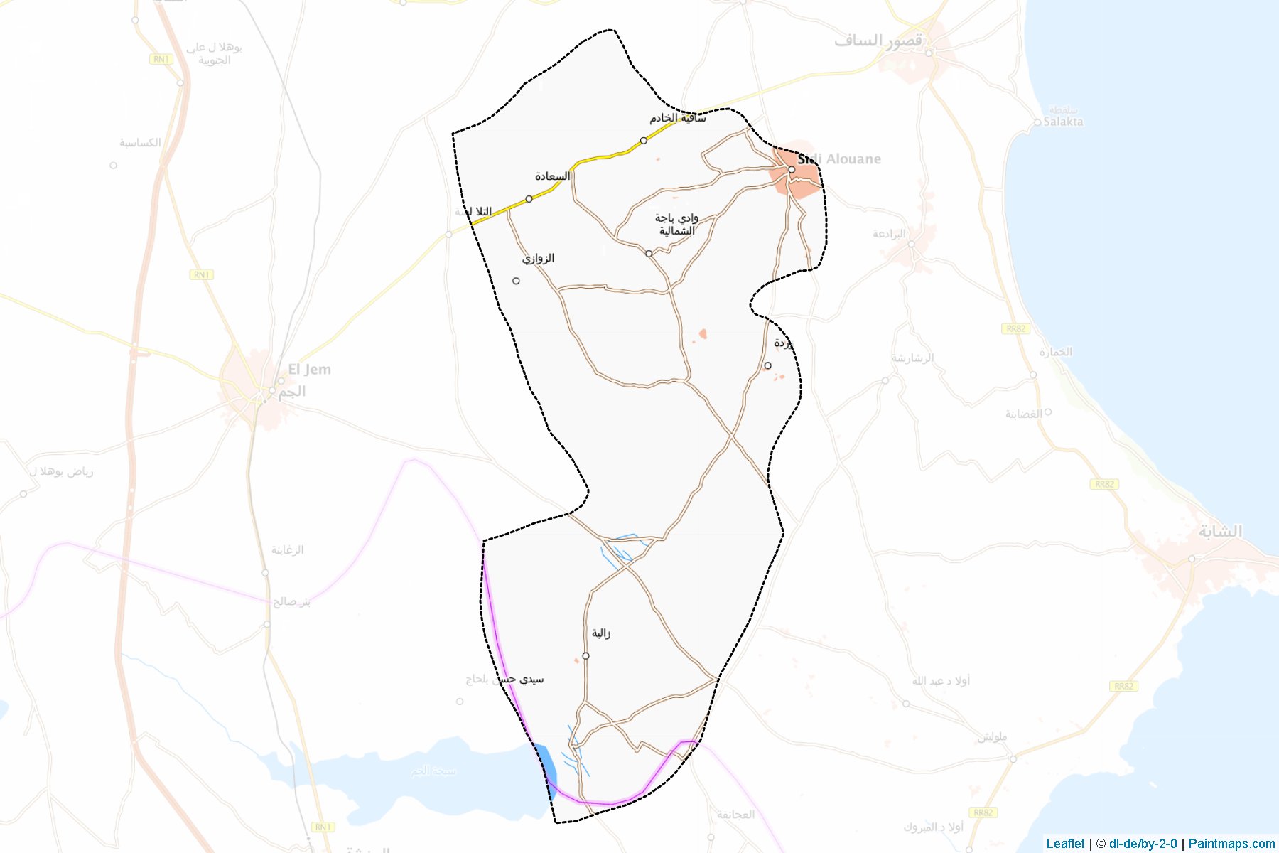 Sidi Alouane (Mahdia) Map Cropping Samples-1