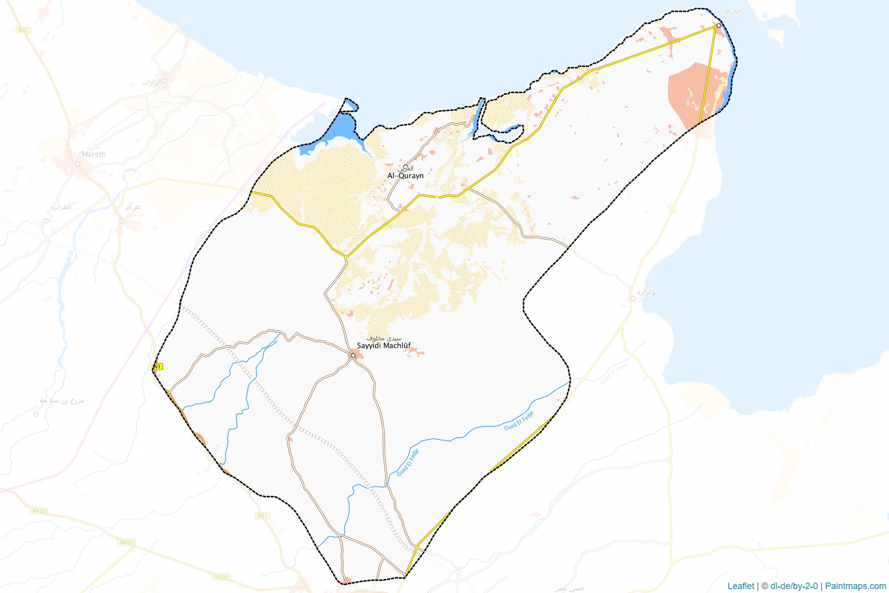 Sidi Makhlouf (Médenine) Map Cropping Samples-1