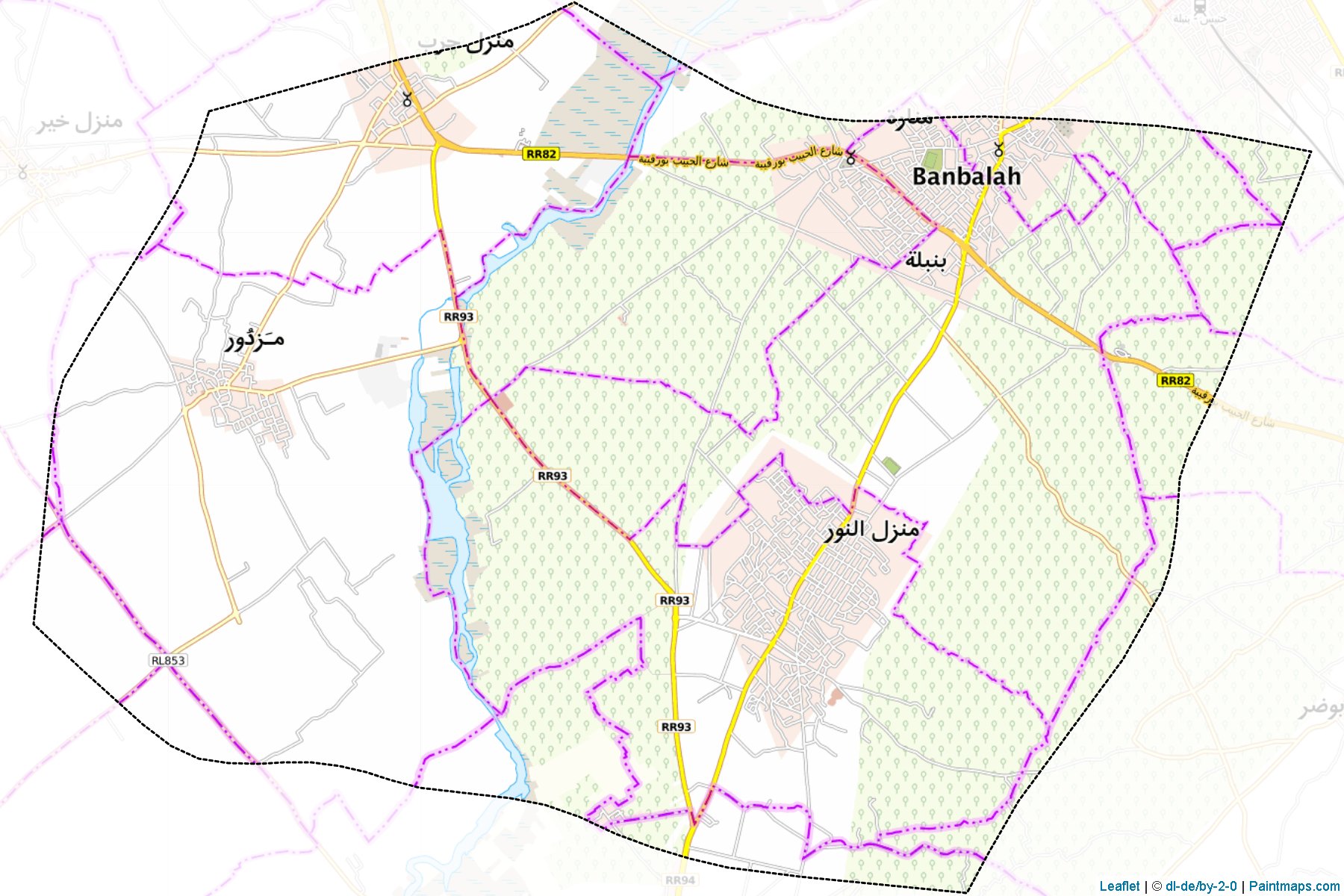 Bembla (Monastir) Map Cropping Samples-1