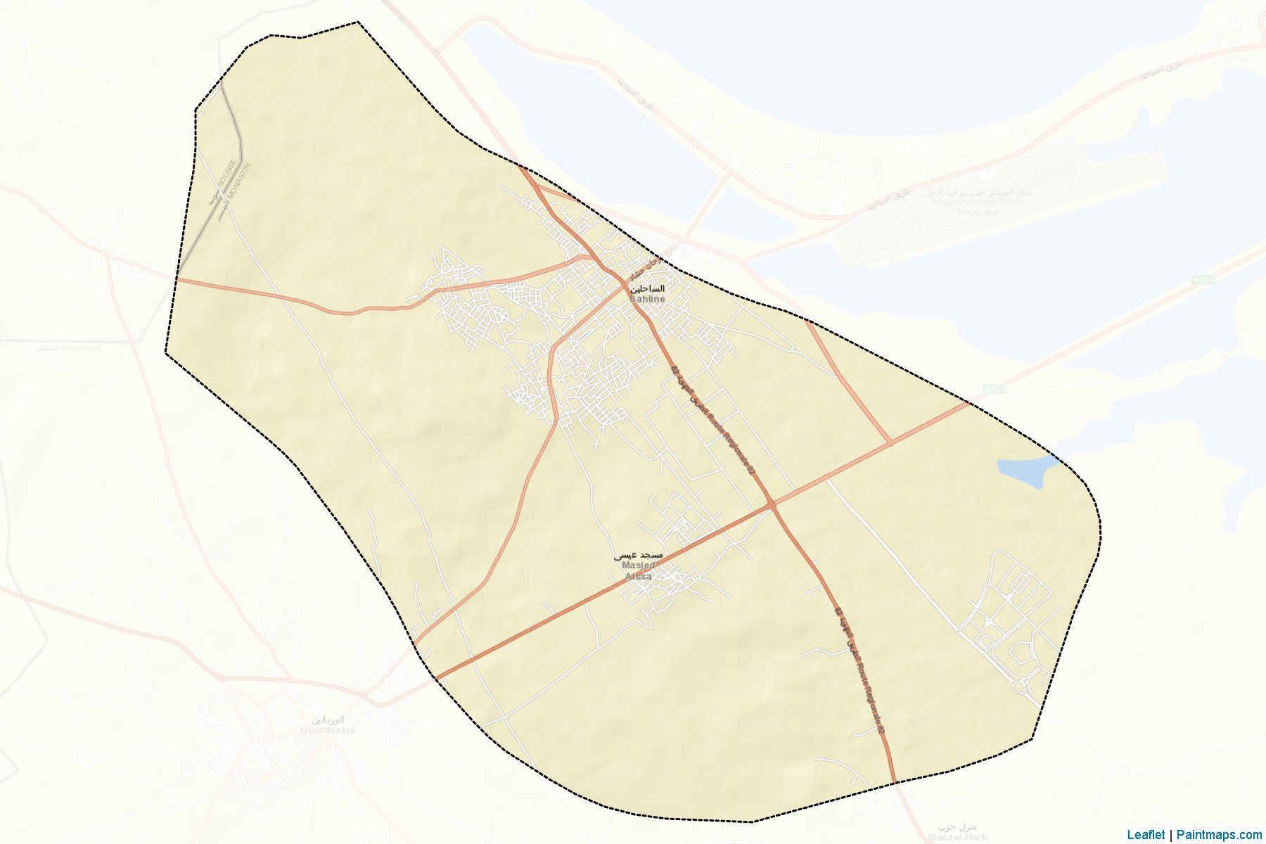 Sahline (Monastir) Map Cropping Samples-2