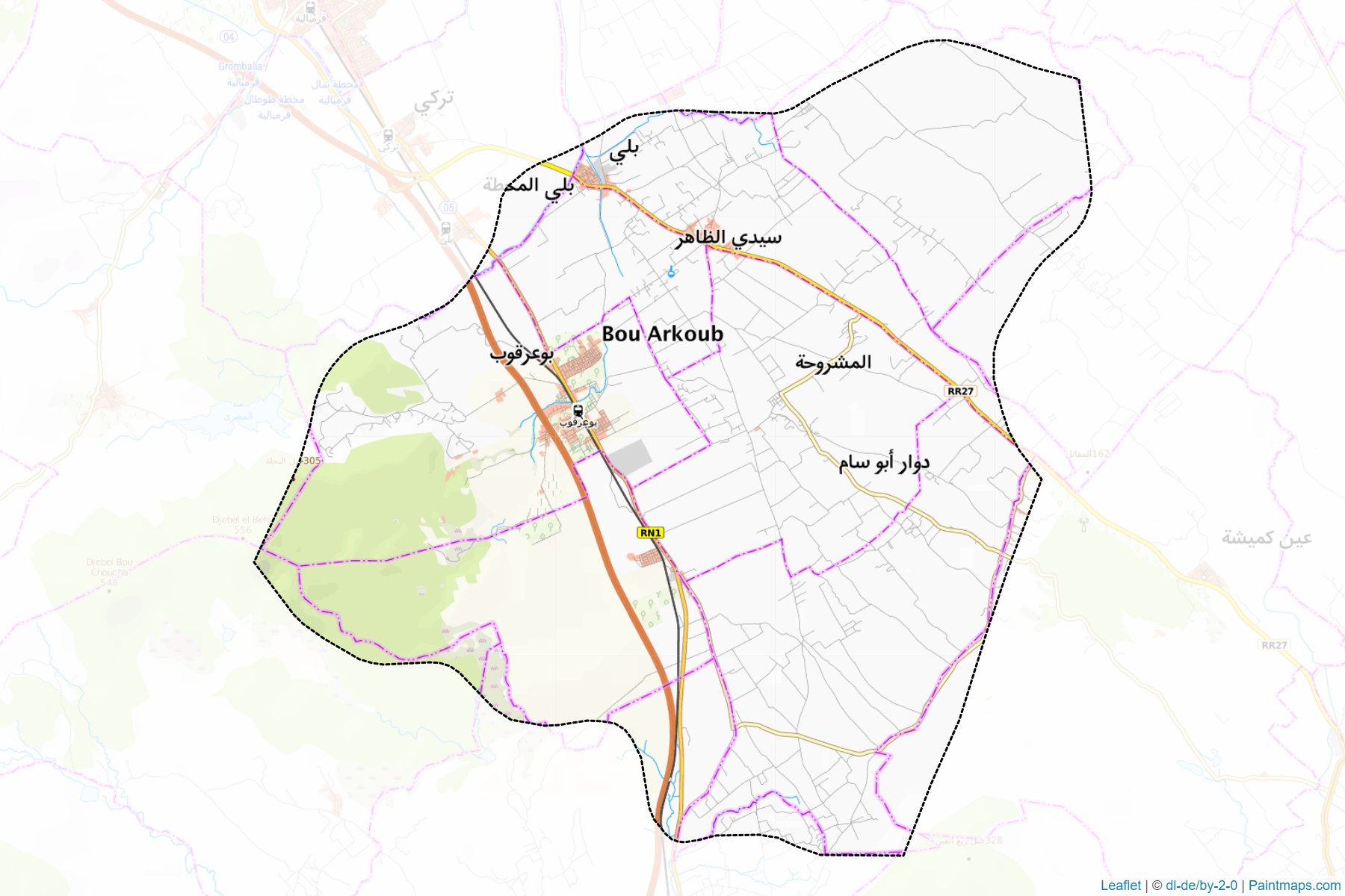 Bou Argoub (Nabeul) Map Cropping Samples-1