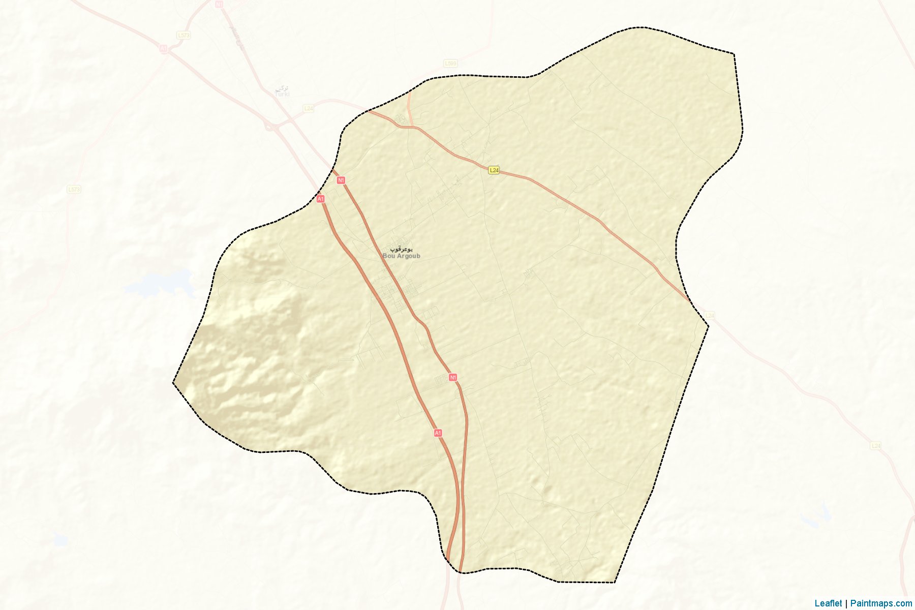 Bou Argoub (Nabeul) Map Cropping Samples-2