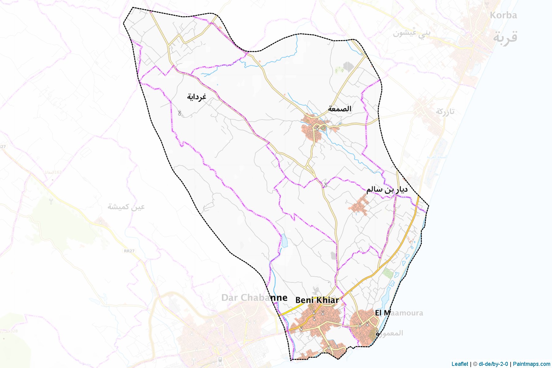 Beni Khiar (Nabeul) Map Cropping Samples-1