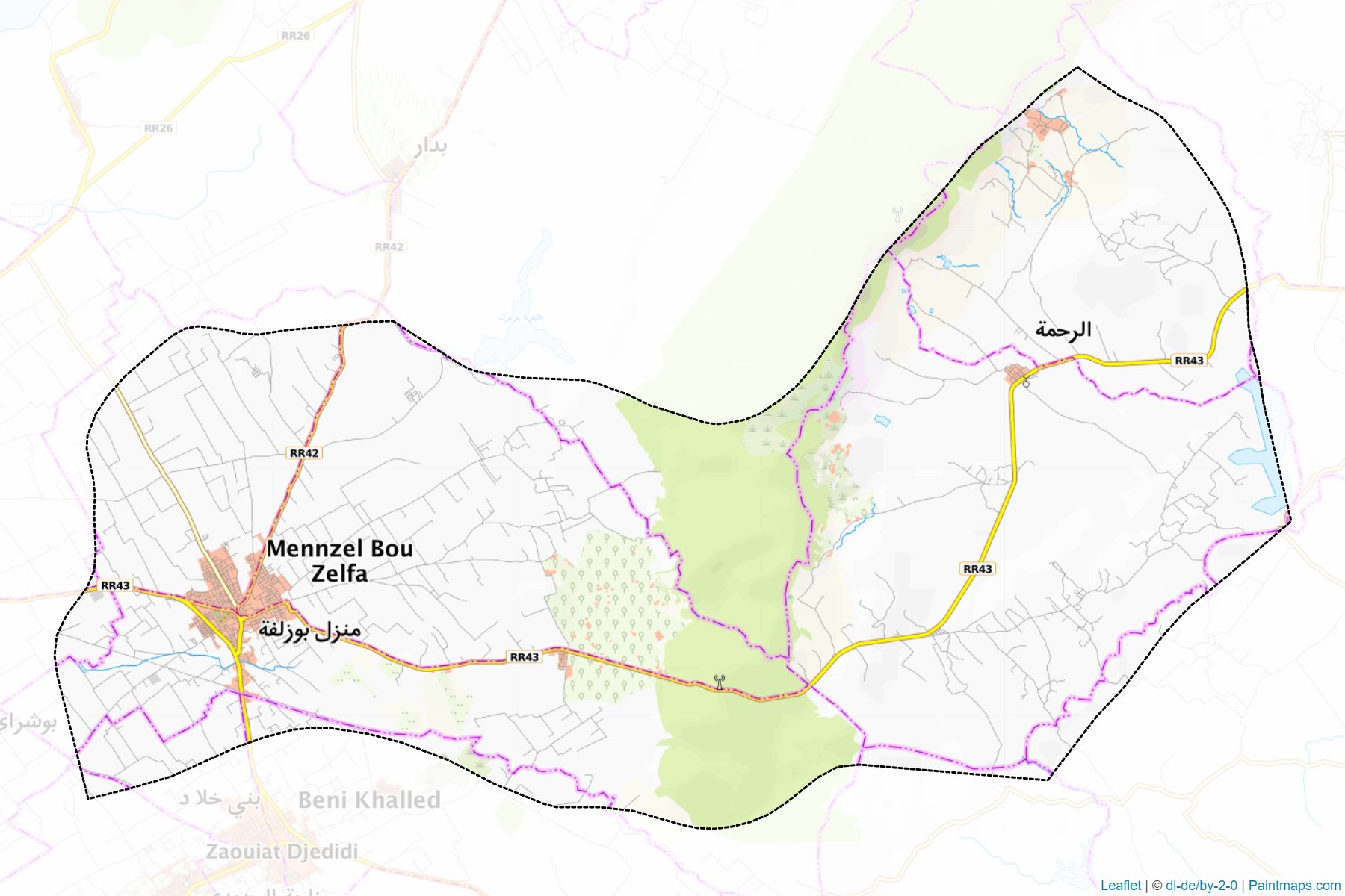 Menzel Bouzelfa (Nabeul) Map Cropping Samples-1