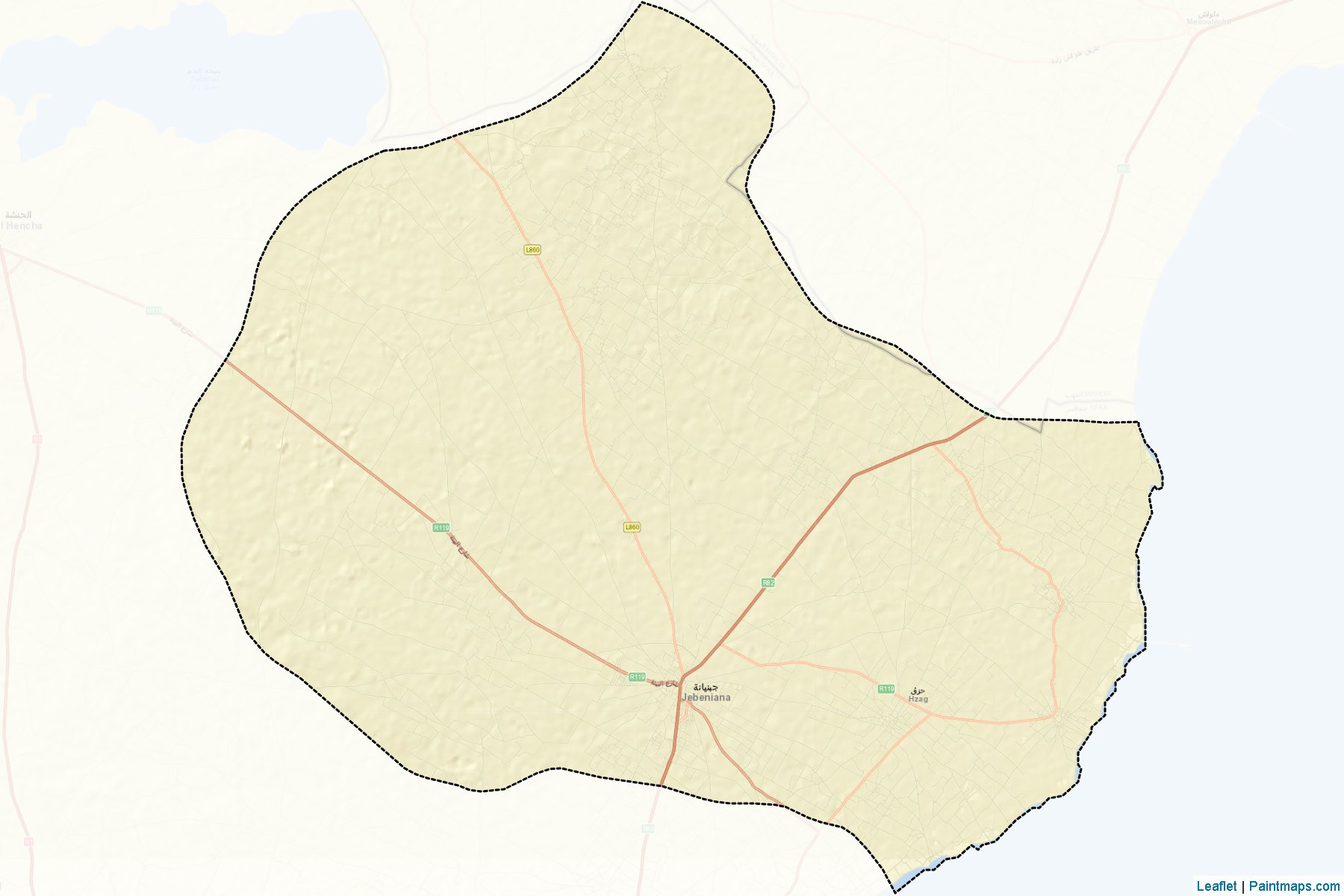 Muestras de recorte de mapas Djebeniana (Sfax)-2