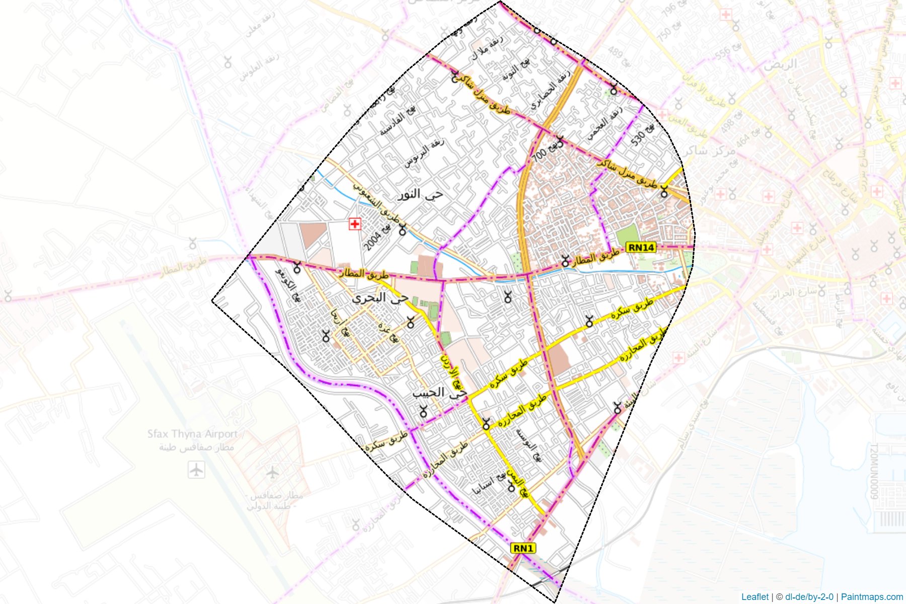 Sfax Ouest (Sfax) Map Cropping Samples-1