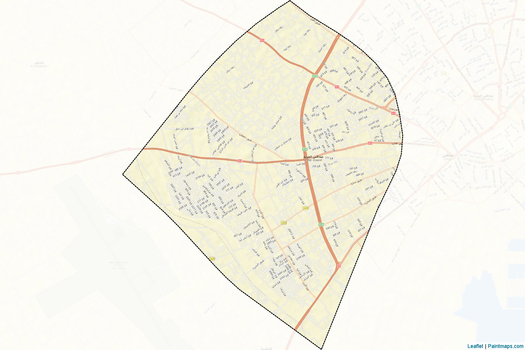 Sfax Ouest (Sfax) Map Cropping Samples-2