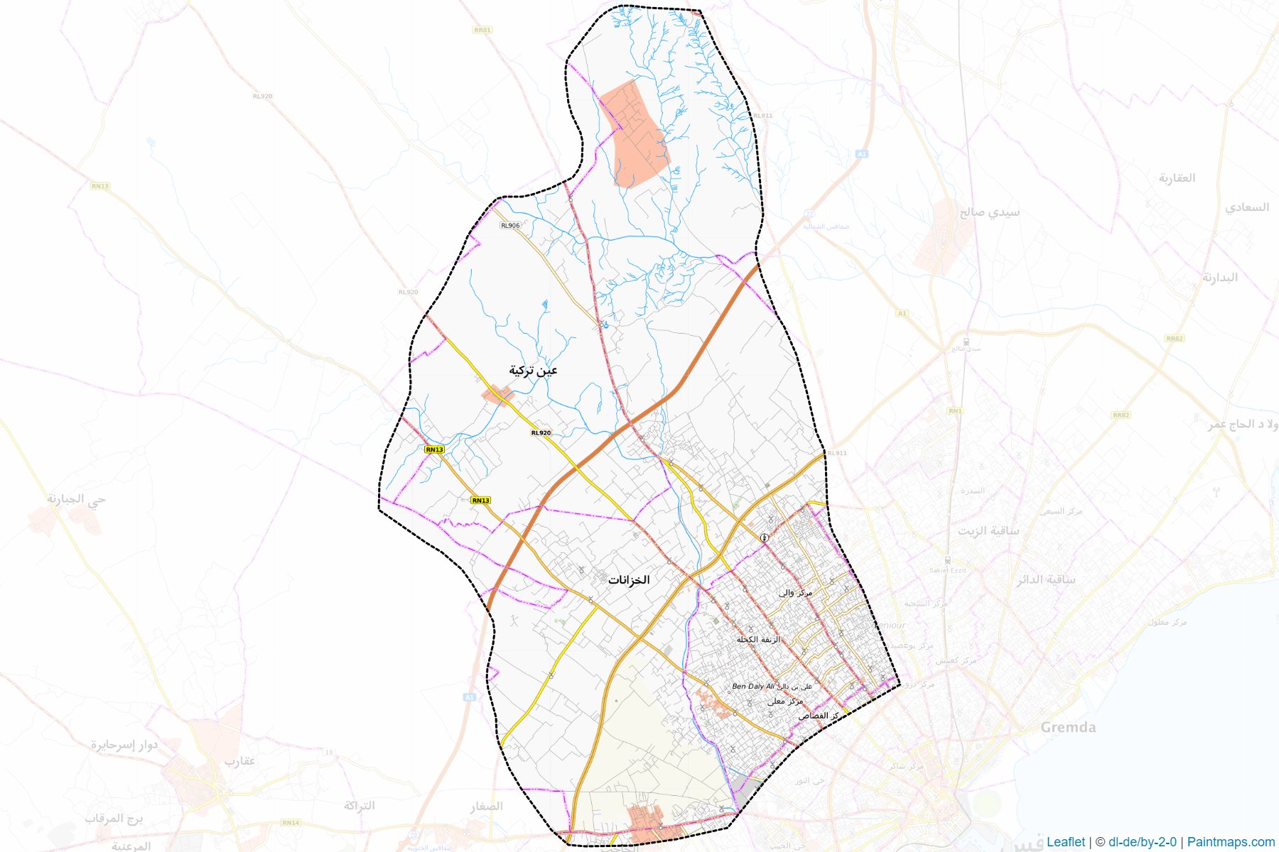 Sfax Sud (Sfax) Map Cropping Samples-1