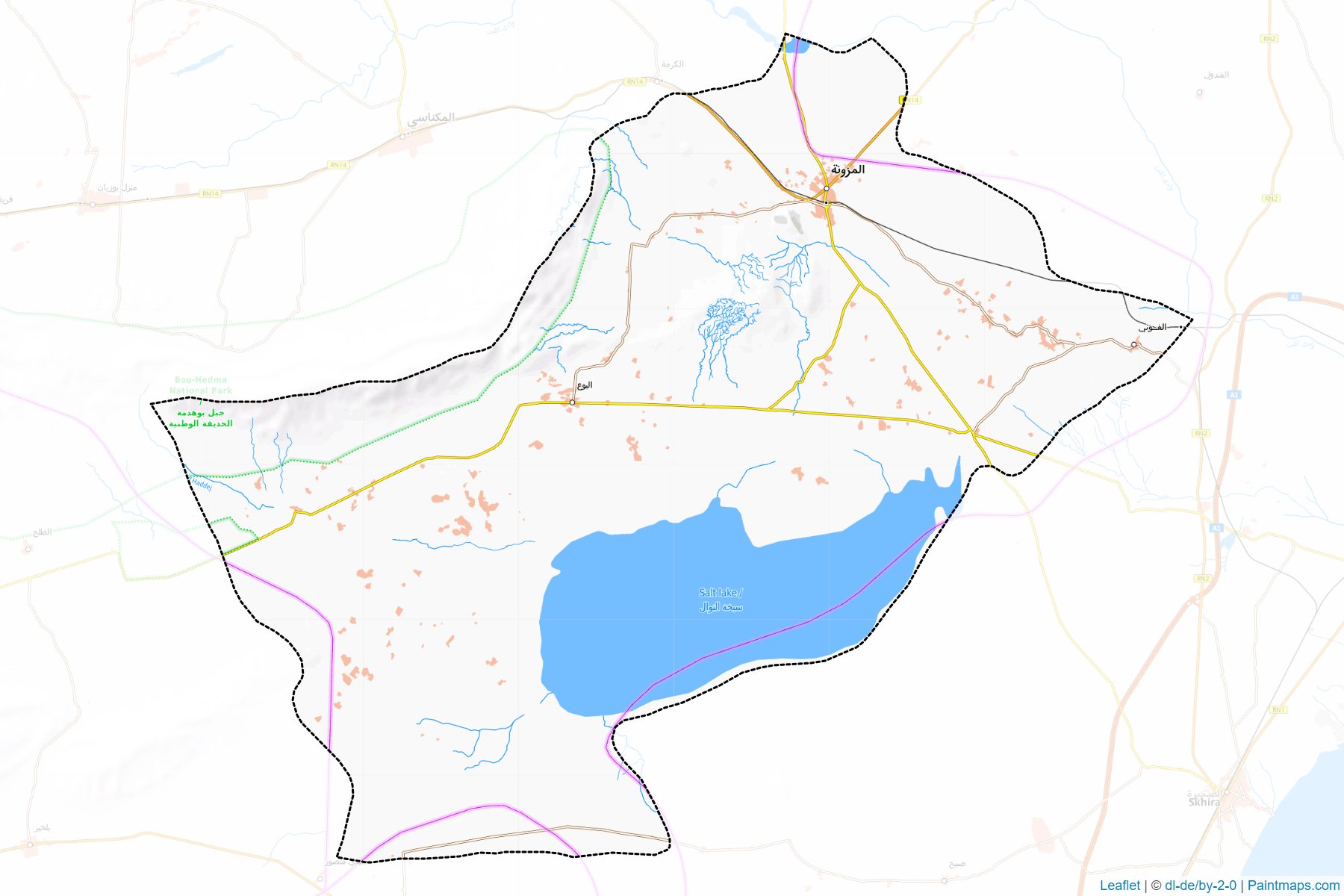 Mazzouna (Sidi Bou Zid) Map Cropping Samples-1