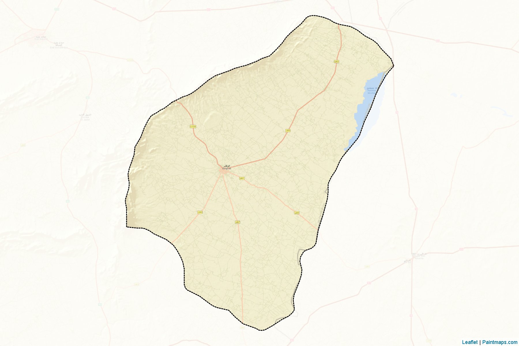 Regueb (Sidi Bou Zid) Map Cropping Samples-2