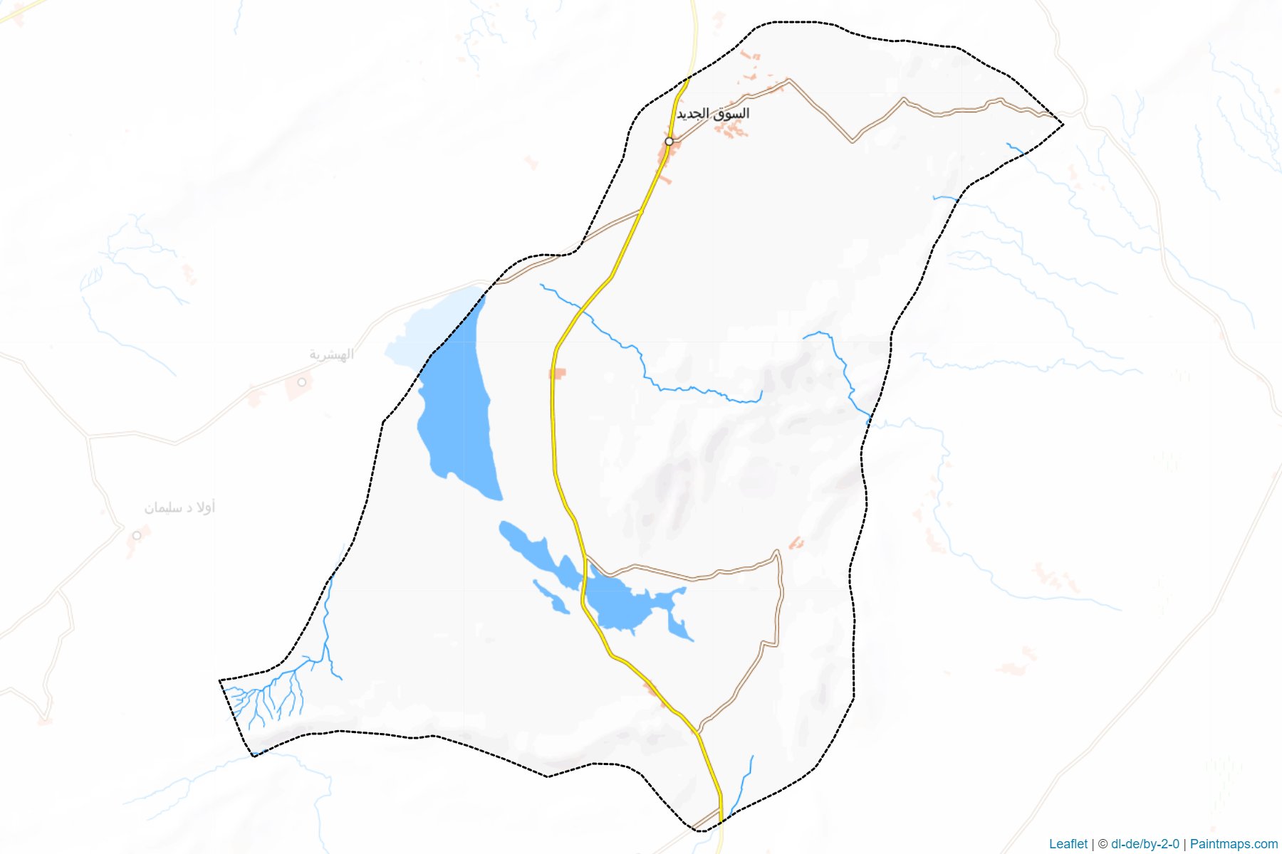 Muestras de recorte de mapas Souk Jedid (Sidi Bou Zid)-1