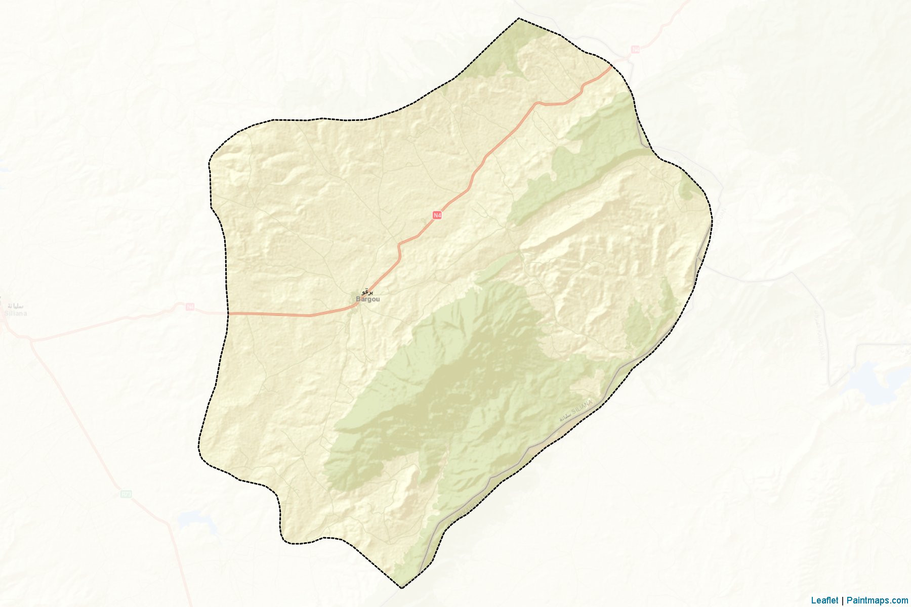 Muestras de recorte de mapas Bargou (Siliana)-2