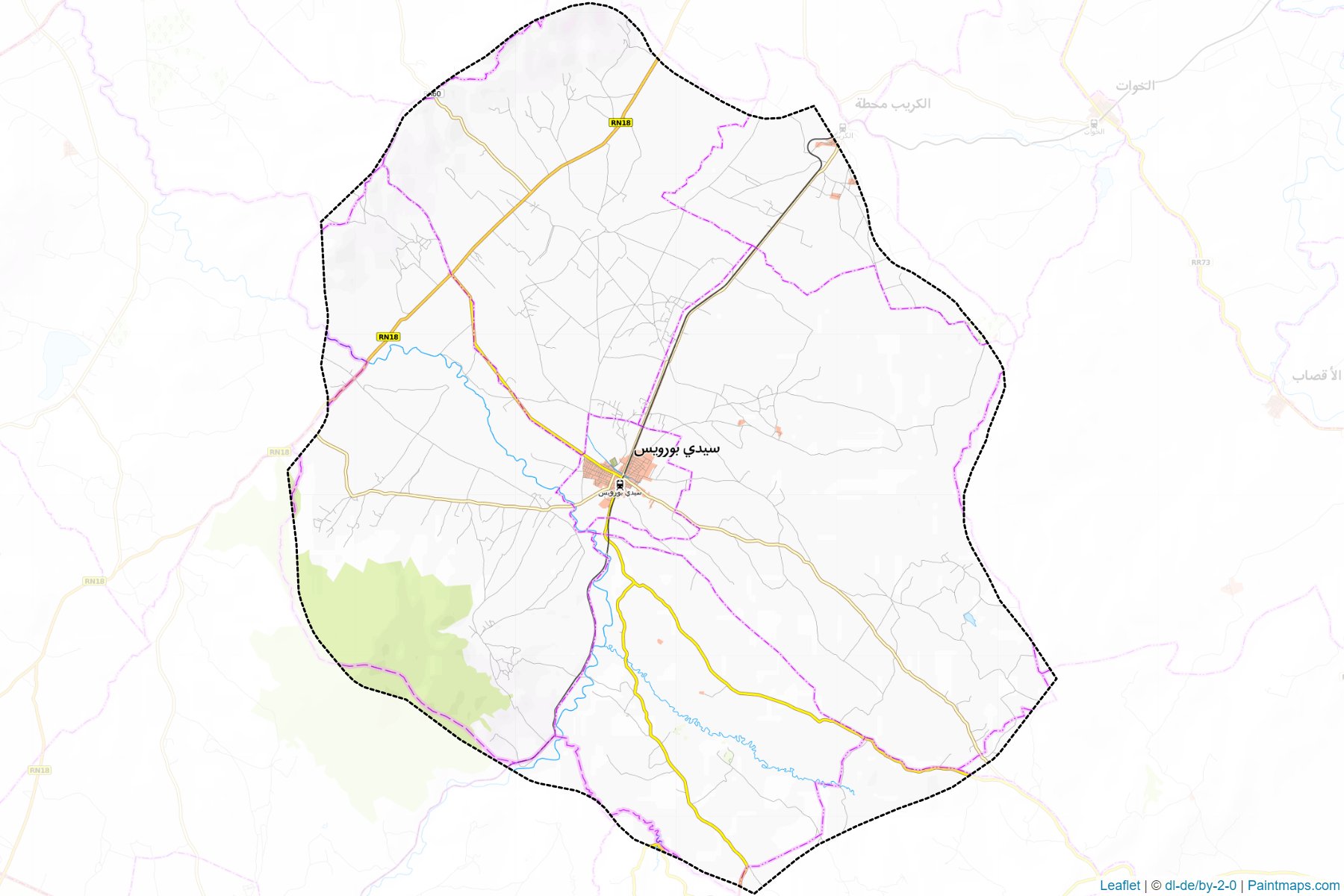 Bourouis (Siliana) Map Cropping Samples-1