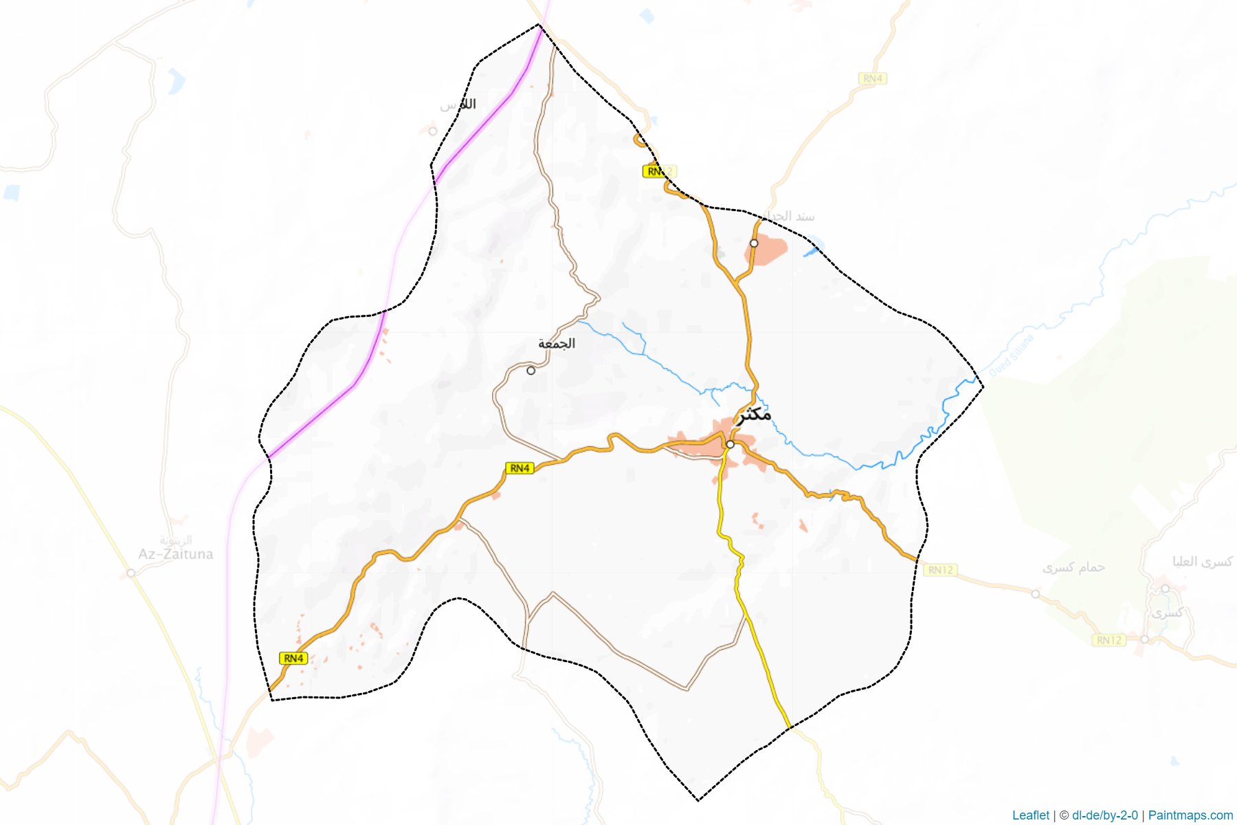 Makthar (Siliana) Map Cropping Samples-1