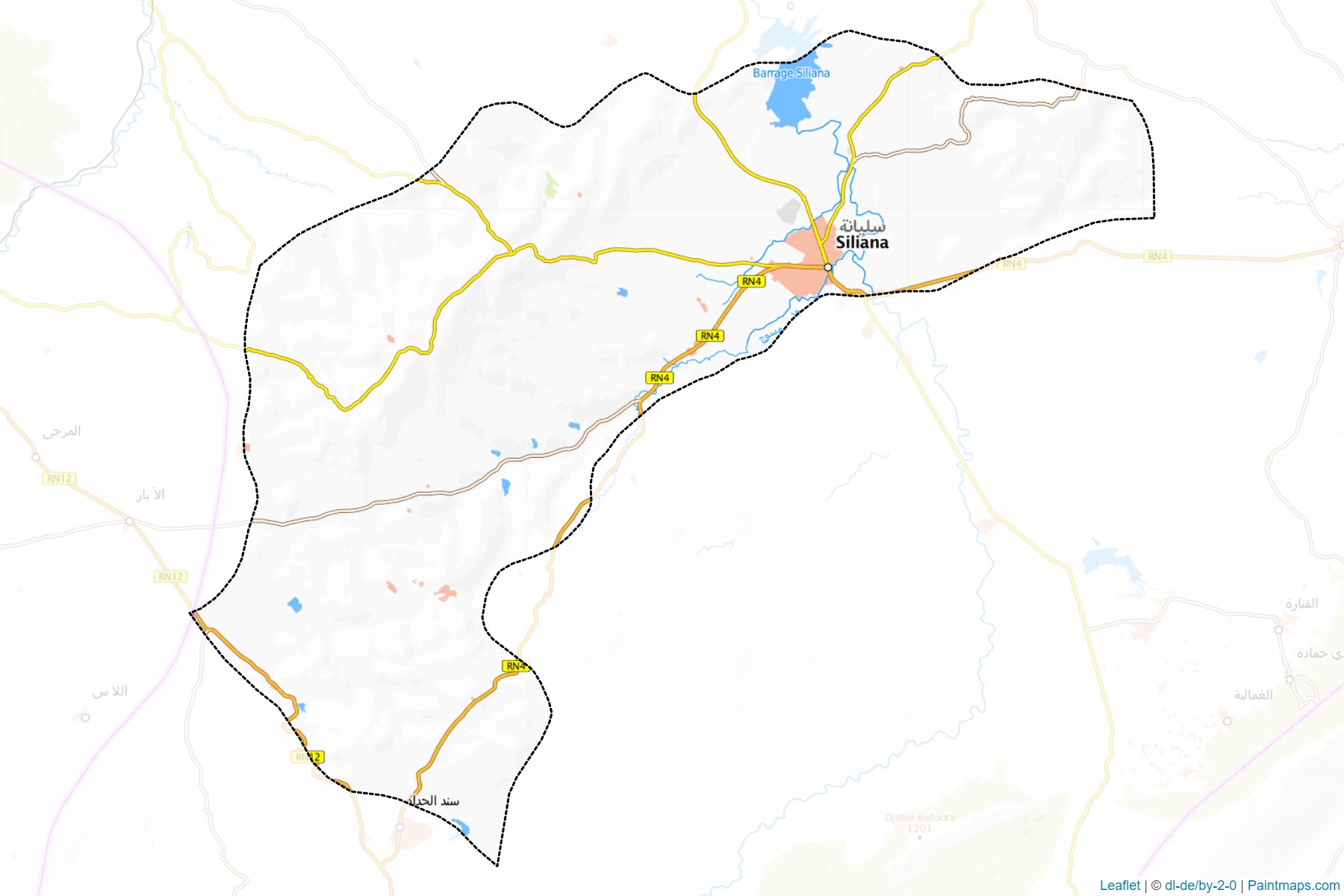 Siliana Nord (Siliana) Map Cropping Samples-1