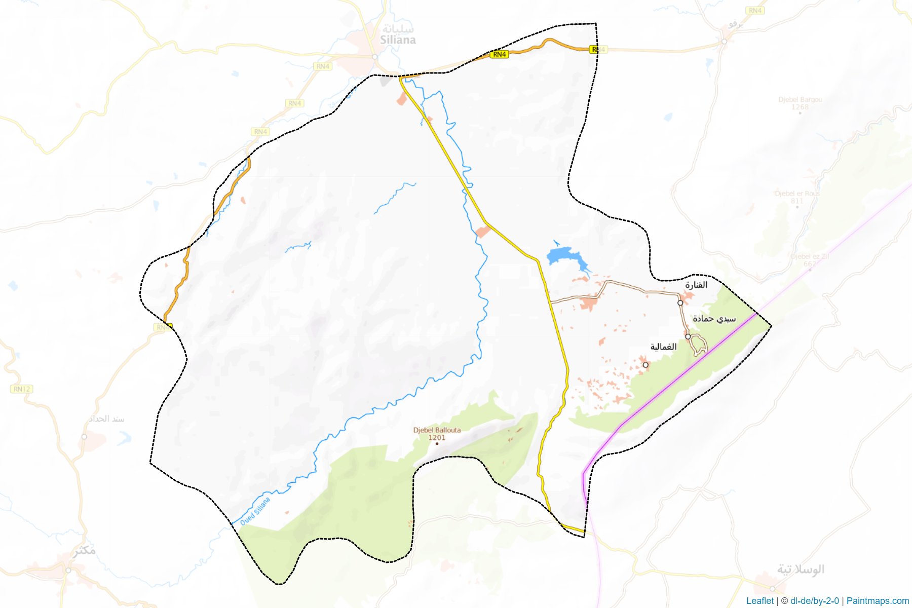 Siliana Sud (Siliana) Map Cropping Samples-1