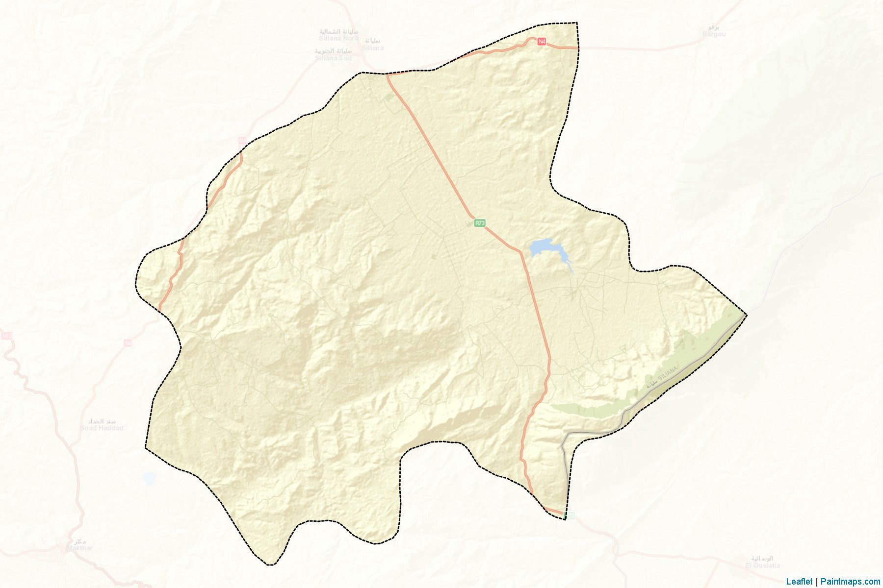 Siliana Sud (Siliana) Map Cropping Samples-2