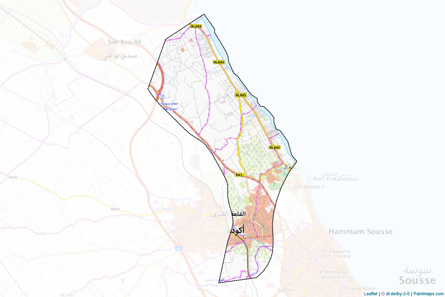 Akouda (Sousse) Map Cropping Samples-1