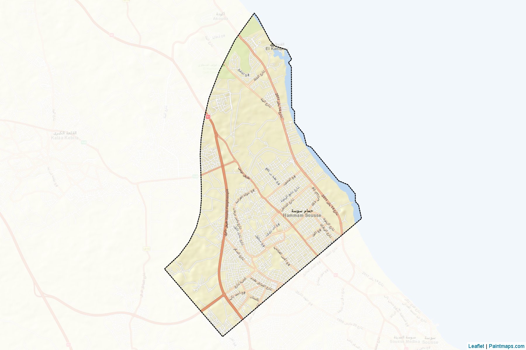 Hammam Sousse (Sousse) Map Cropping Samples-2