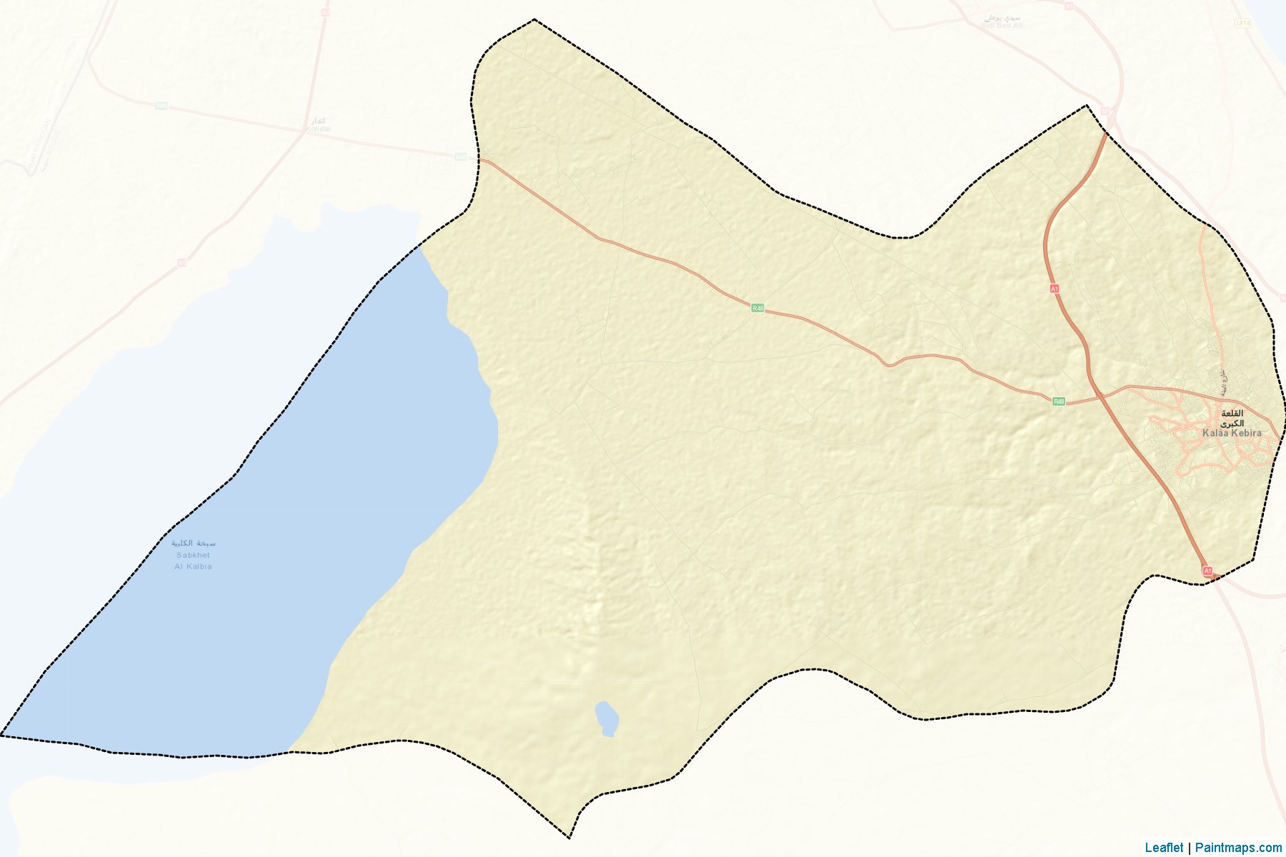 Kalàa Kebira (Susa ili) Haritası Örnekleri-2