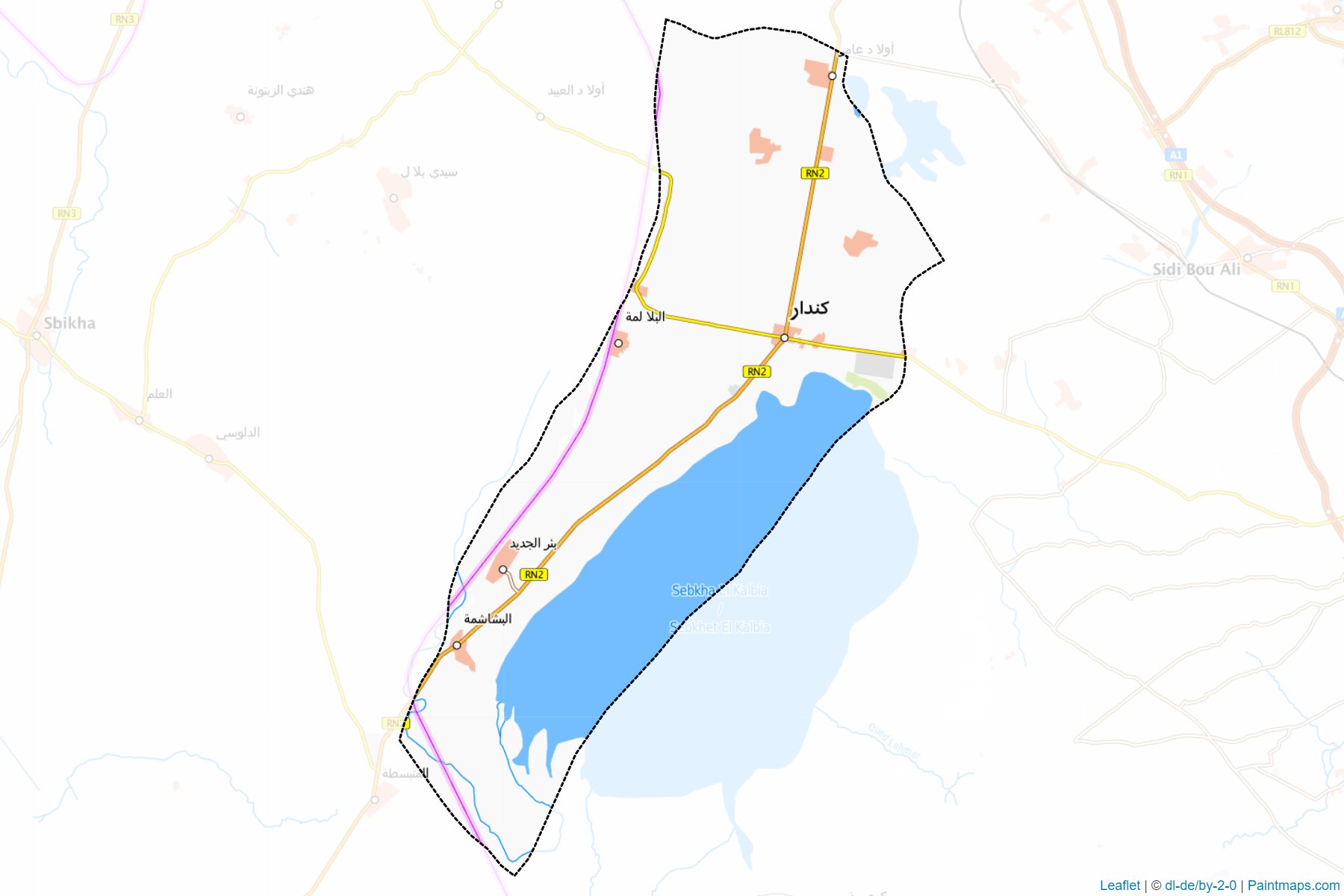 Kendar (Susa ili) Haritası Örnekleri-1