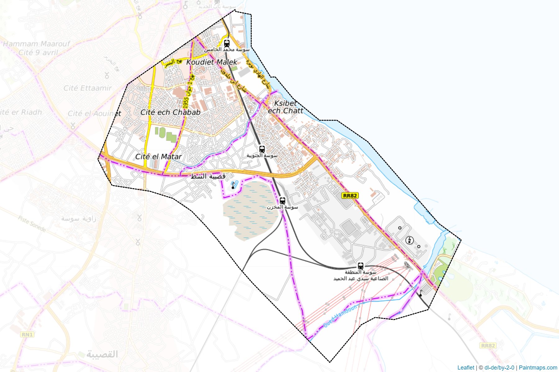 Sousse Sidi Abdelhamid (Sousse) Map Cropping Samples-1