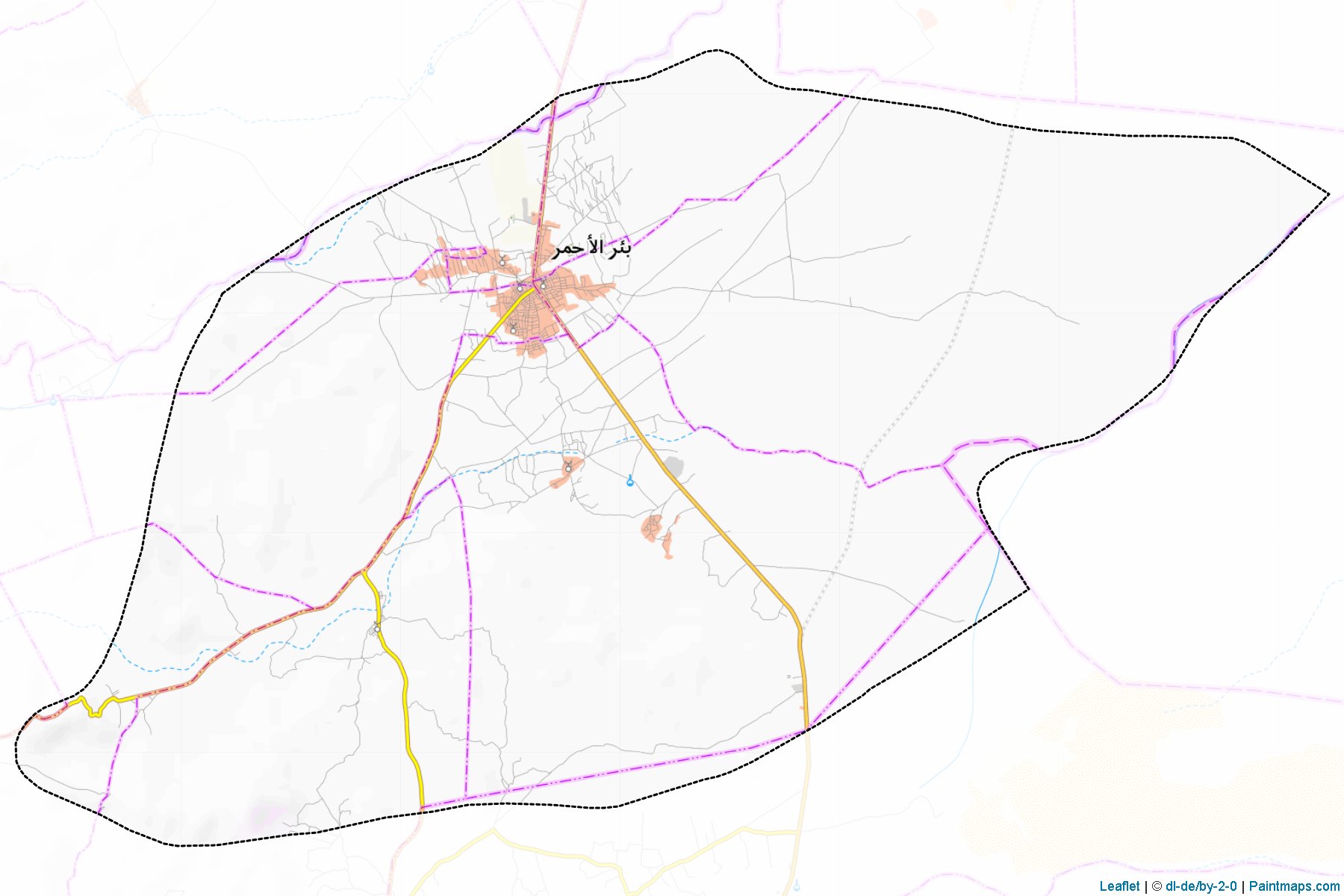 Muestras de recorte de mapas Bir Lahmar (Tataouine)-1