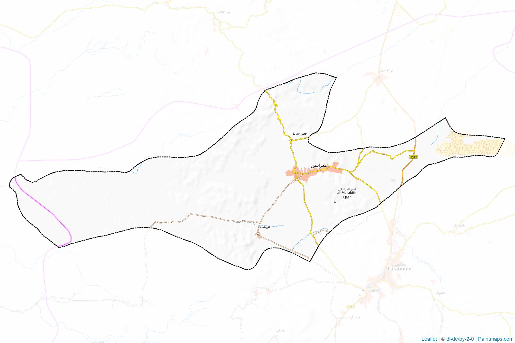 Ghomrassen (Tataouine) Map Cropping Samples-1