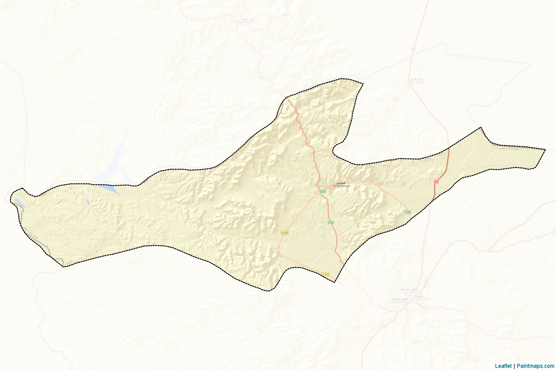 Ghomrassen (Tataouine) Map Cropping Samples-2