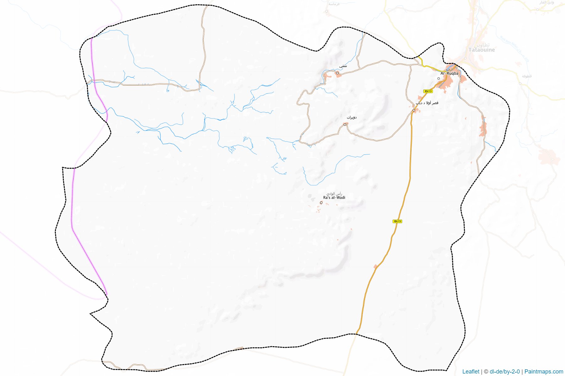 Tataouine Sud (Tataouine) Map Cropping Samples-1