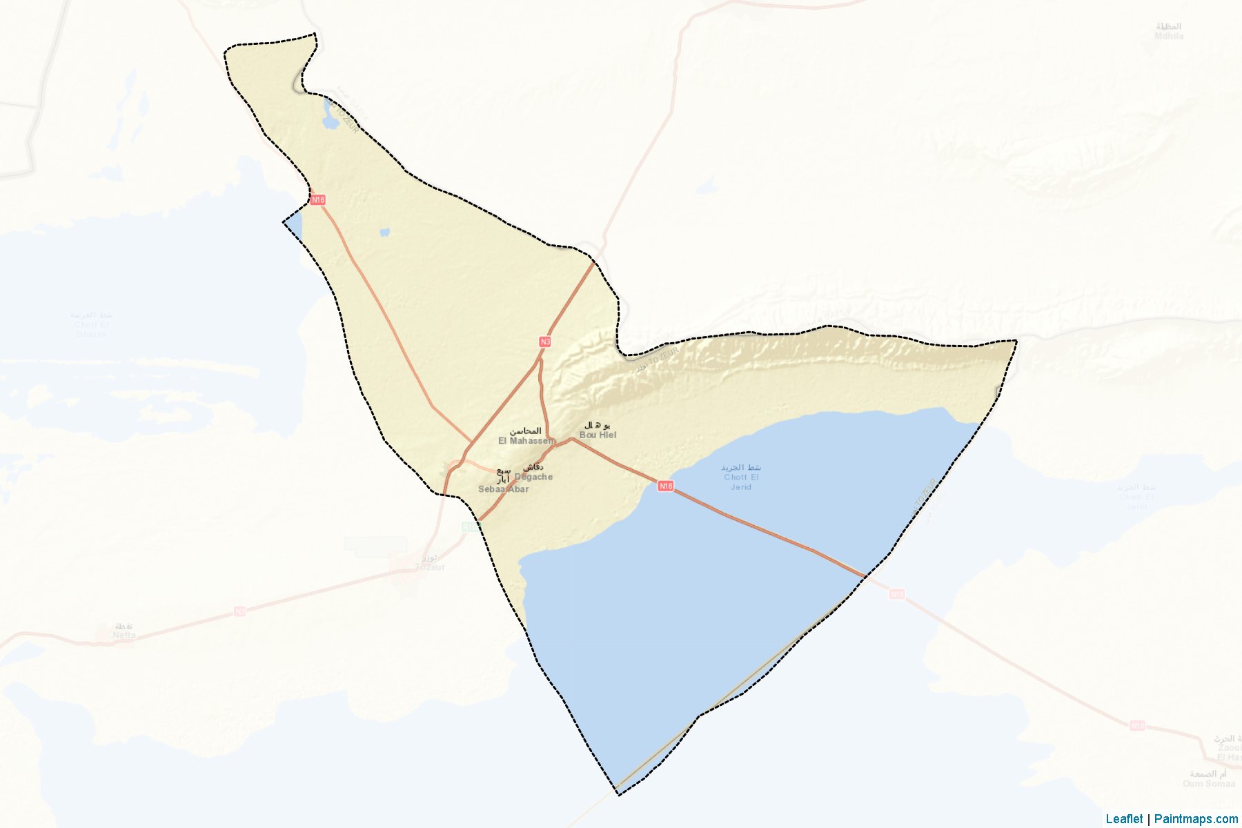 Degueche (Tozeur) Map Cropping Samples-2