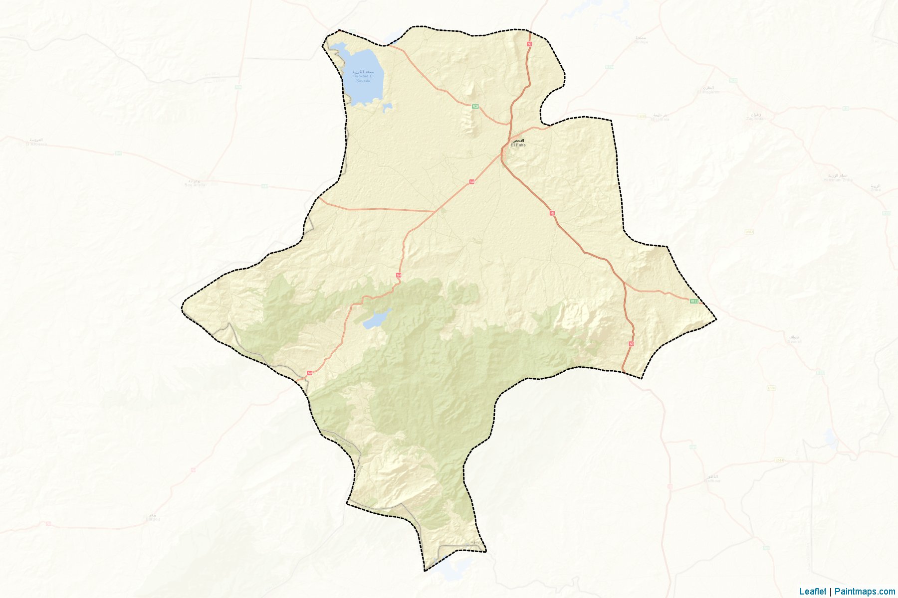 Fahs (Zaghouan) Map Cropping Samples-2