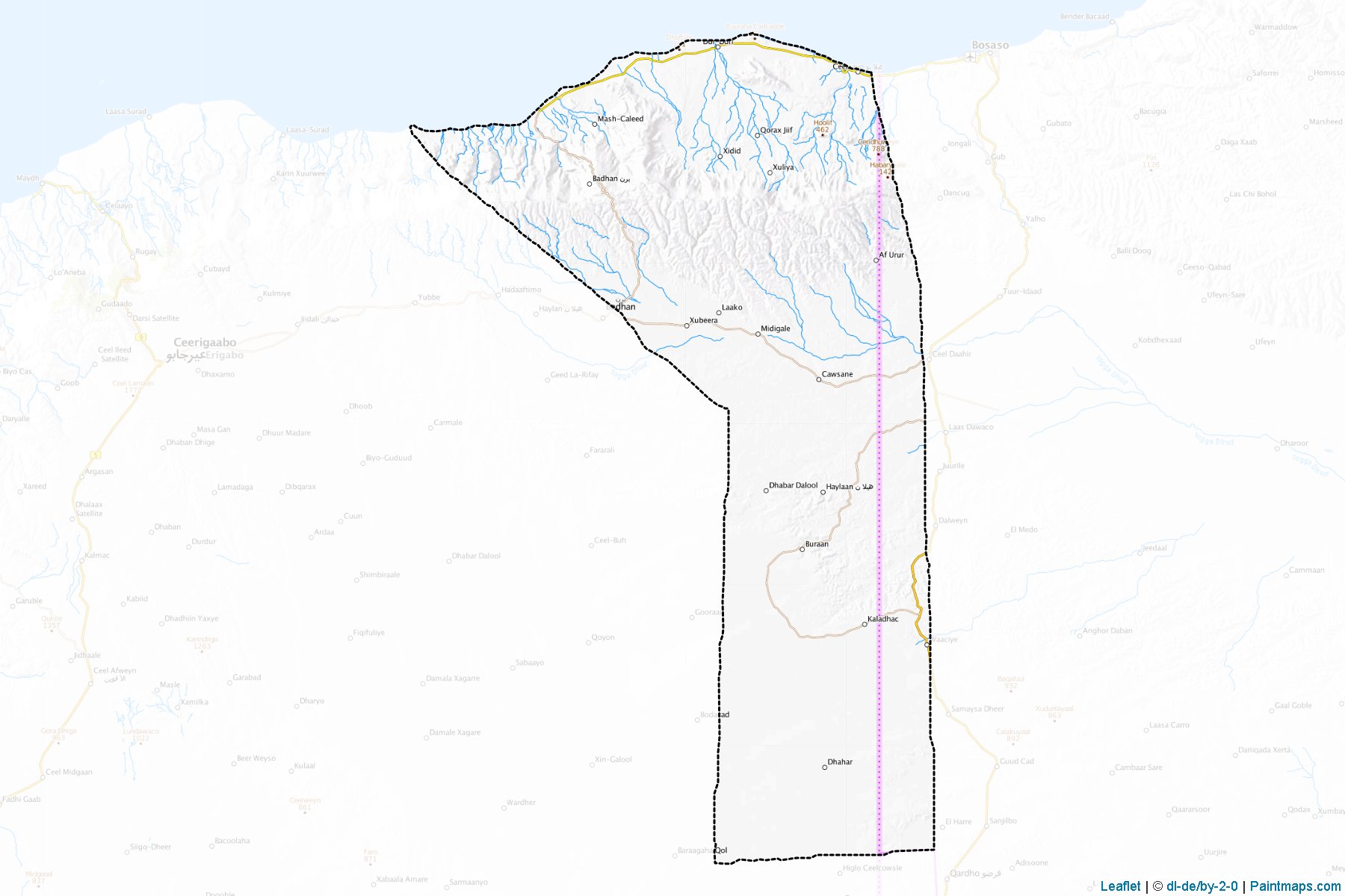 Muestras de recorte de mapas Laasqoray (Sanaag)-1