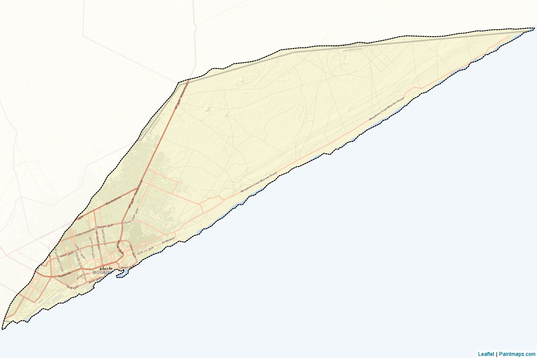 Banadir (Banaadir) Map Cropping Samples-2