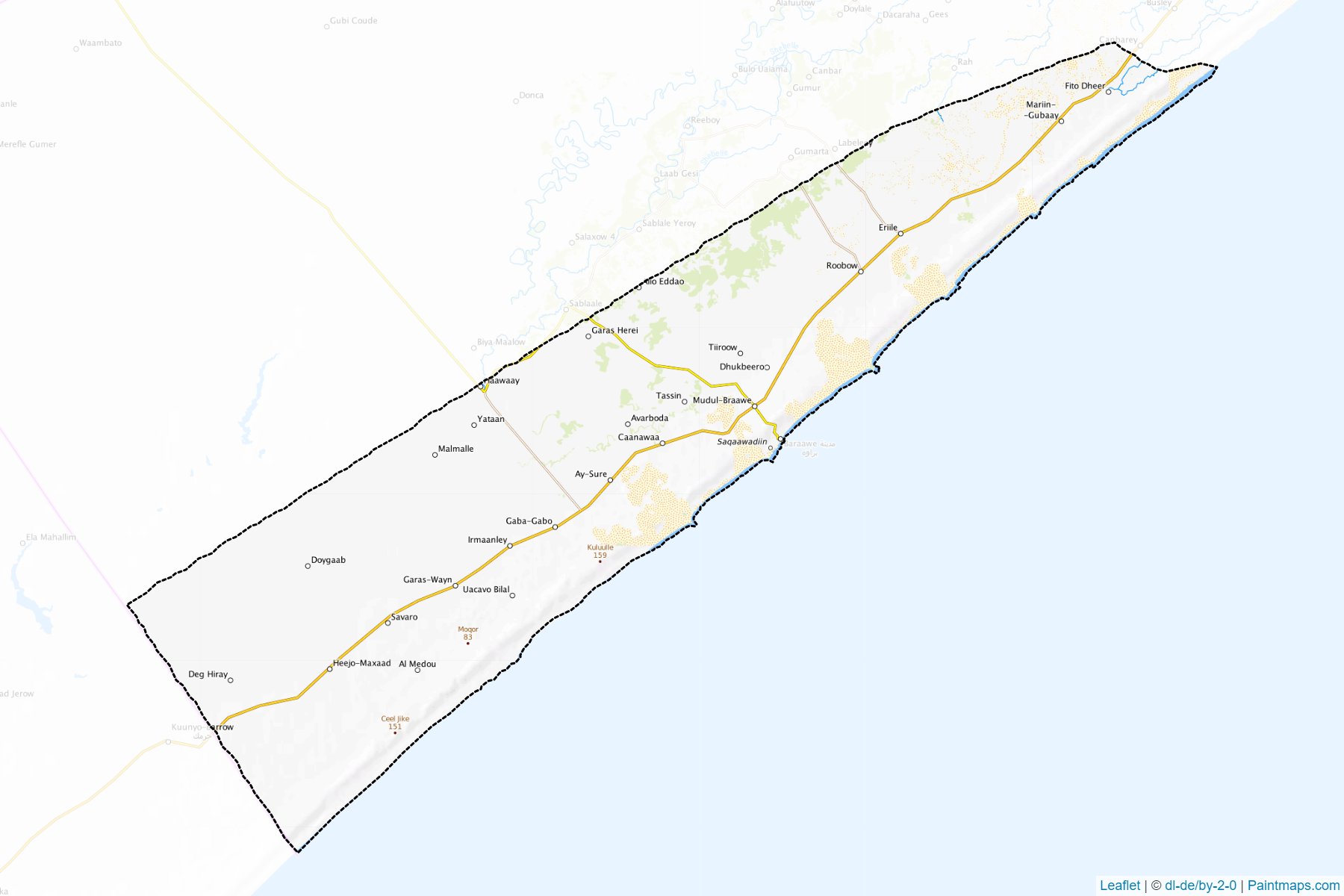 Braawe (Shabeellaha Hoose) Map Cropping Samples-1