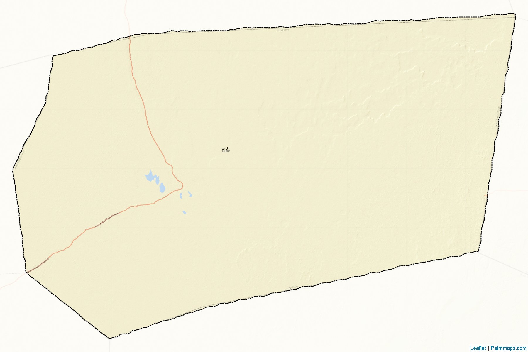 Muestras de recorte de mapas Ceel Buur (Galguduud)-2