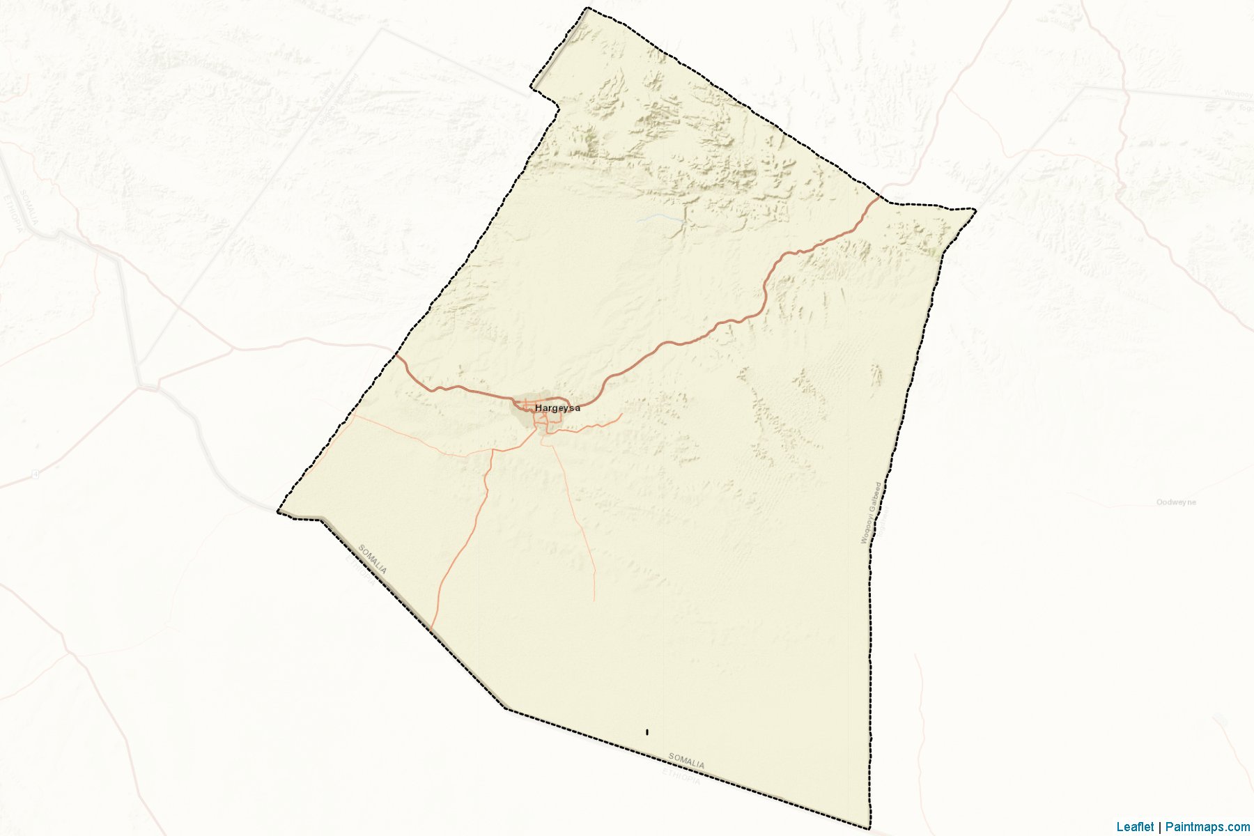 Muestras de recorte de mapas Hargeysa (Woqooyi Galbeed)-2