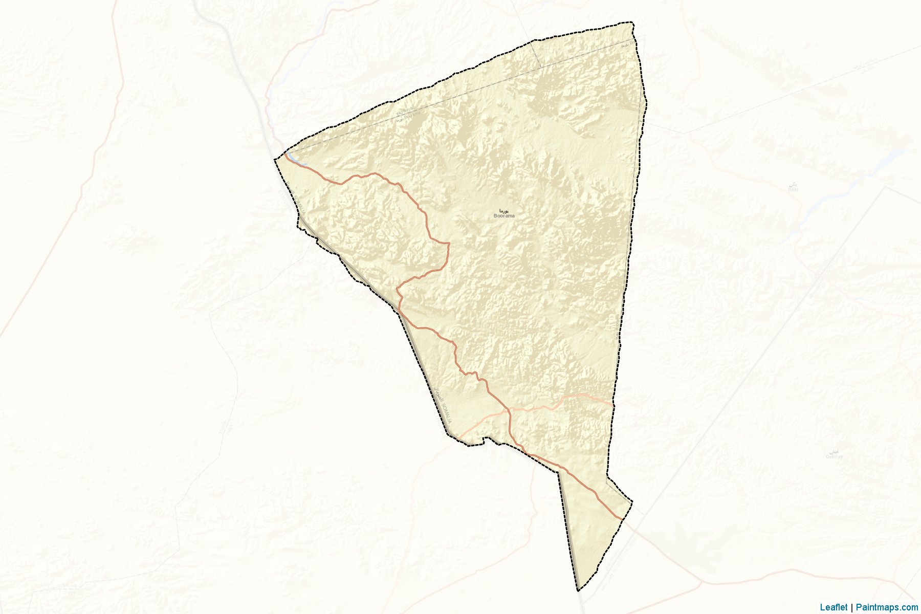 Muestras de recorte de mapas Borama (Awdal)-2