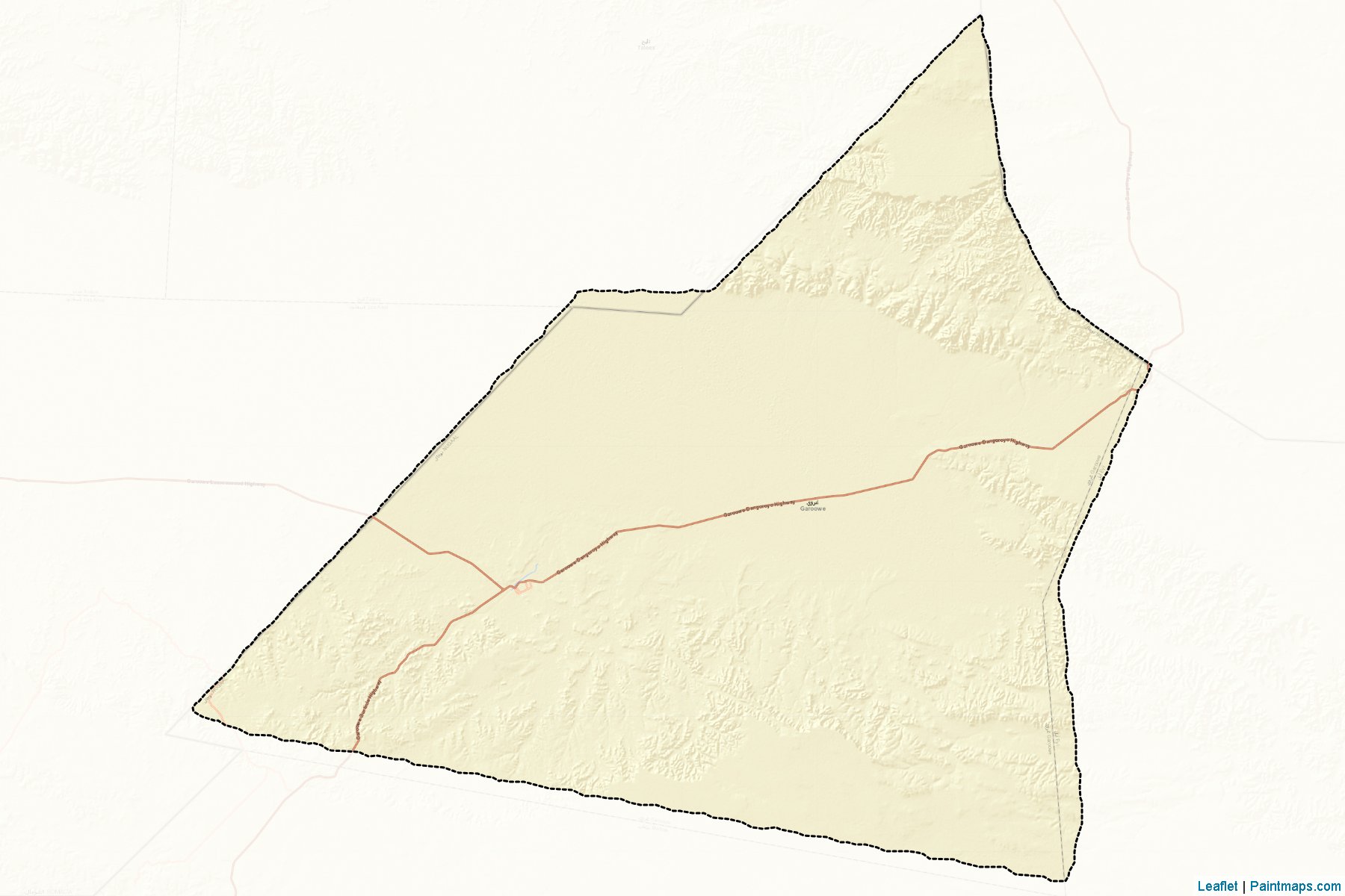 Muestras de recorte de mapas Garoowe (Nugaal)-2