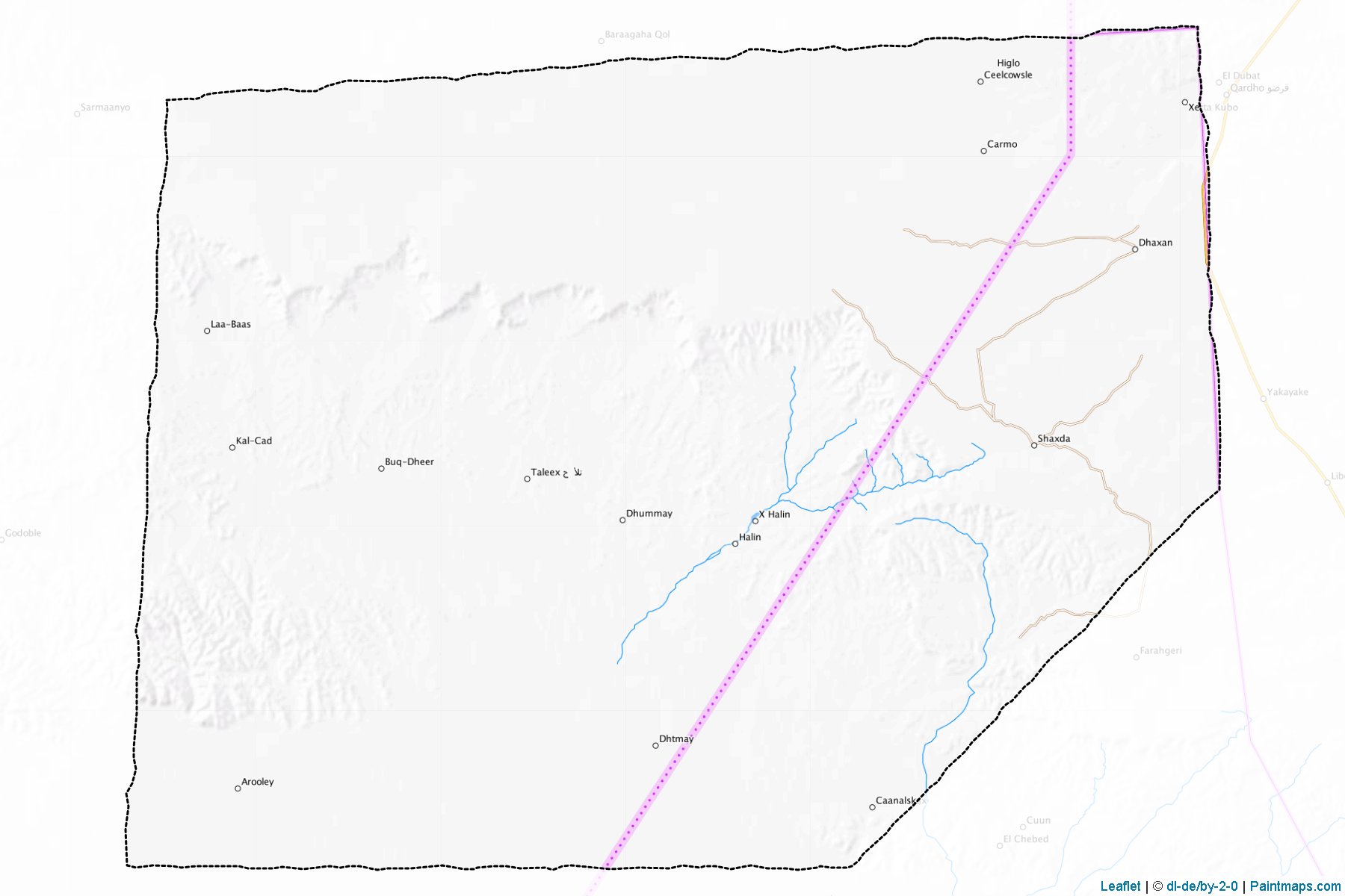 Taleex (Sool) Map Cropping Samples-1