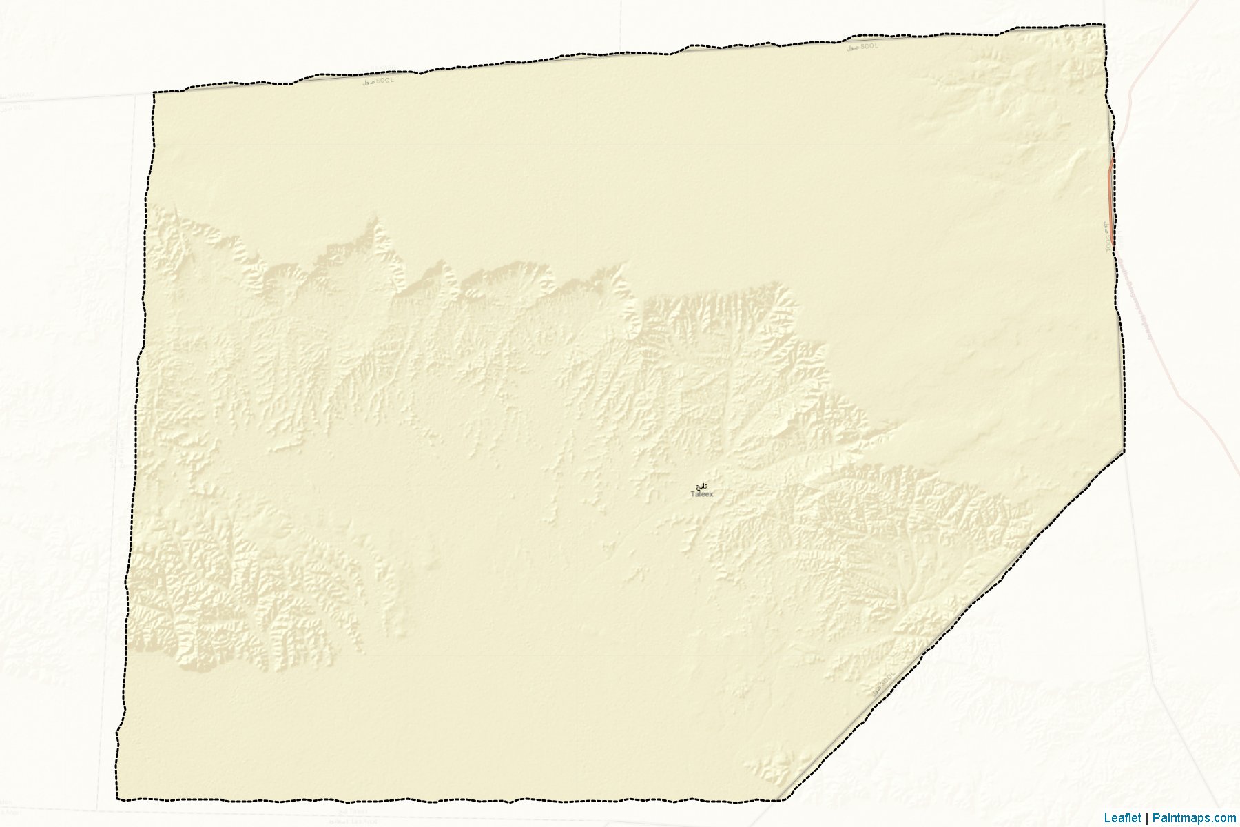 Muestras de recorte de mapas Taleex (Sool)-2